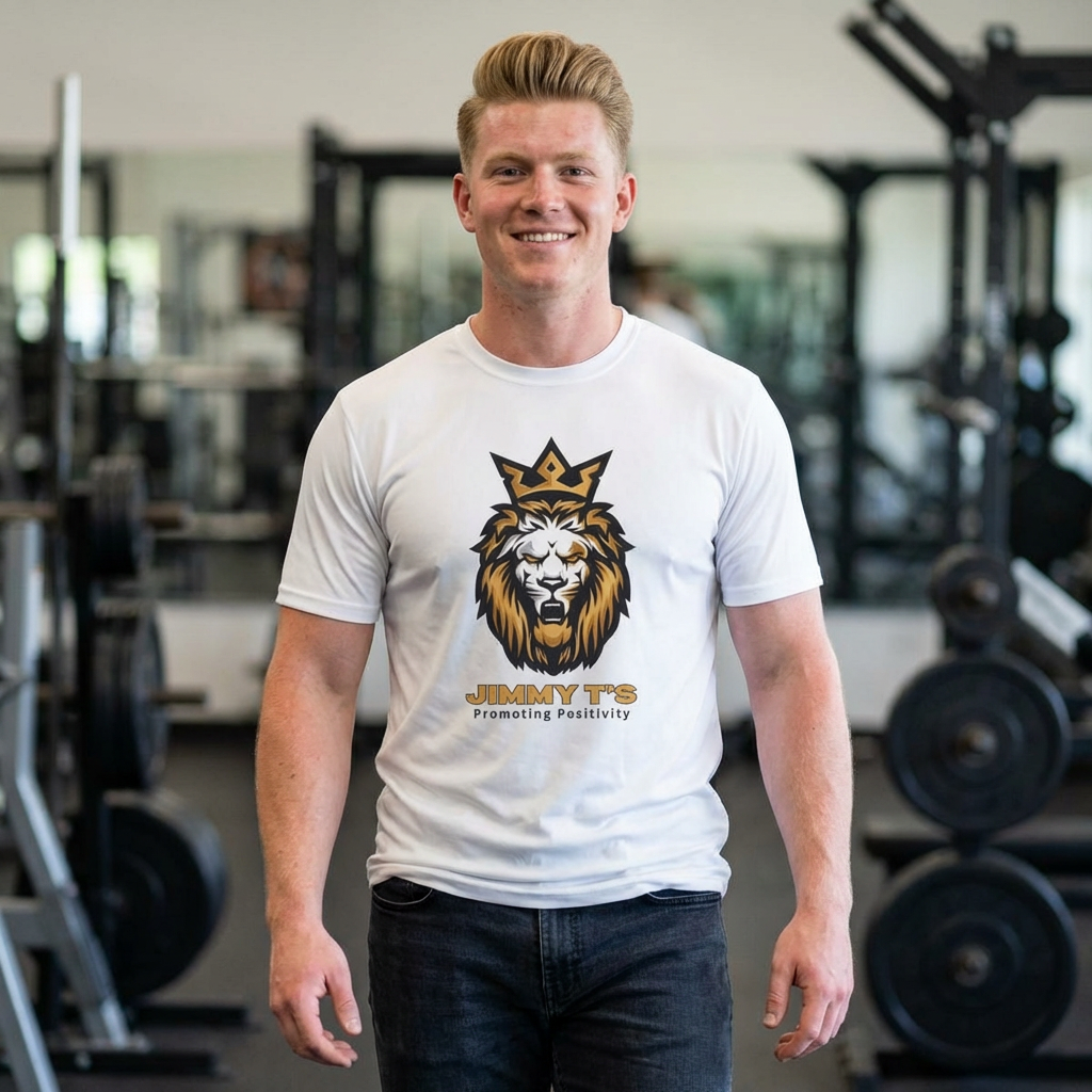 Jimmy T's Apparel Moisture Wicking Promoting Positivity Unisex Tee