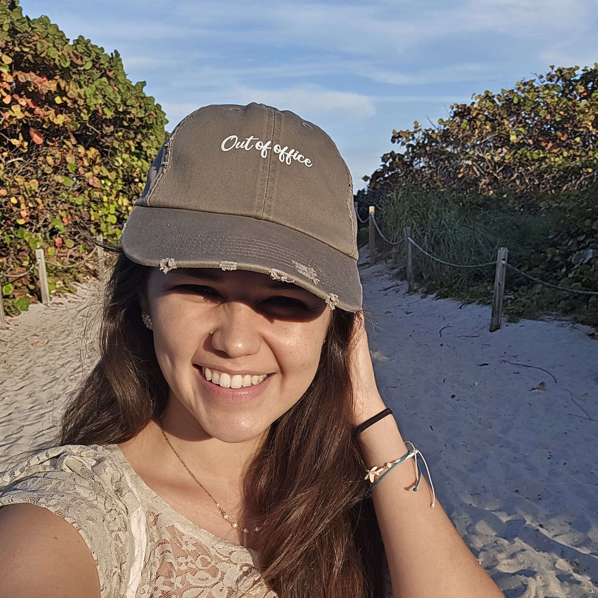 Out of Office - Baseball Cap - Vacation Traveler Hat product thumbnail image