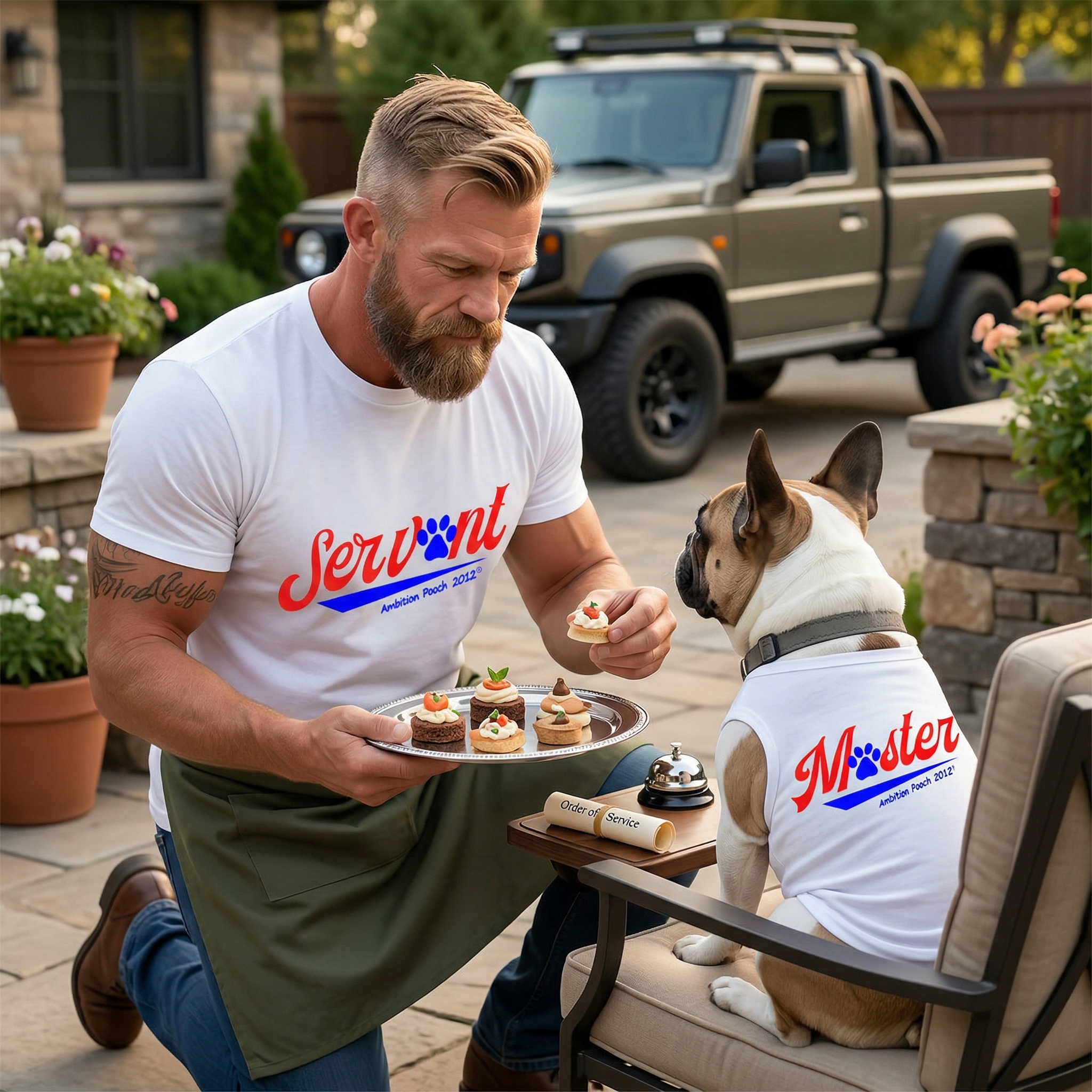 Doggy Parent Servant T-Shirt — Matching Master Doggy Tee