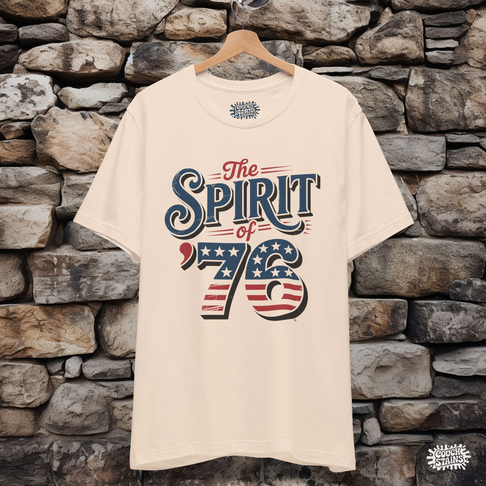 The Spirit of ’76 – Retro Americana Rebel Unisex T-Shirt product thumbnail image The Spirit of ’76 – Retro Americana Rebel Unisex T-Shirt product thumbnail image