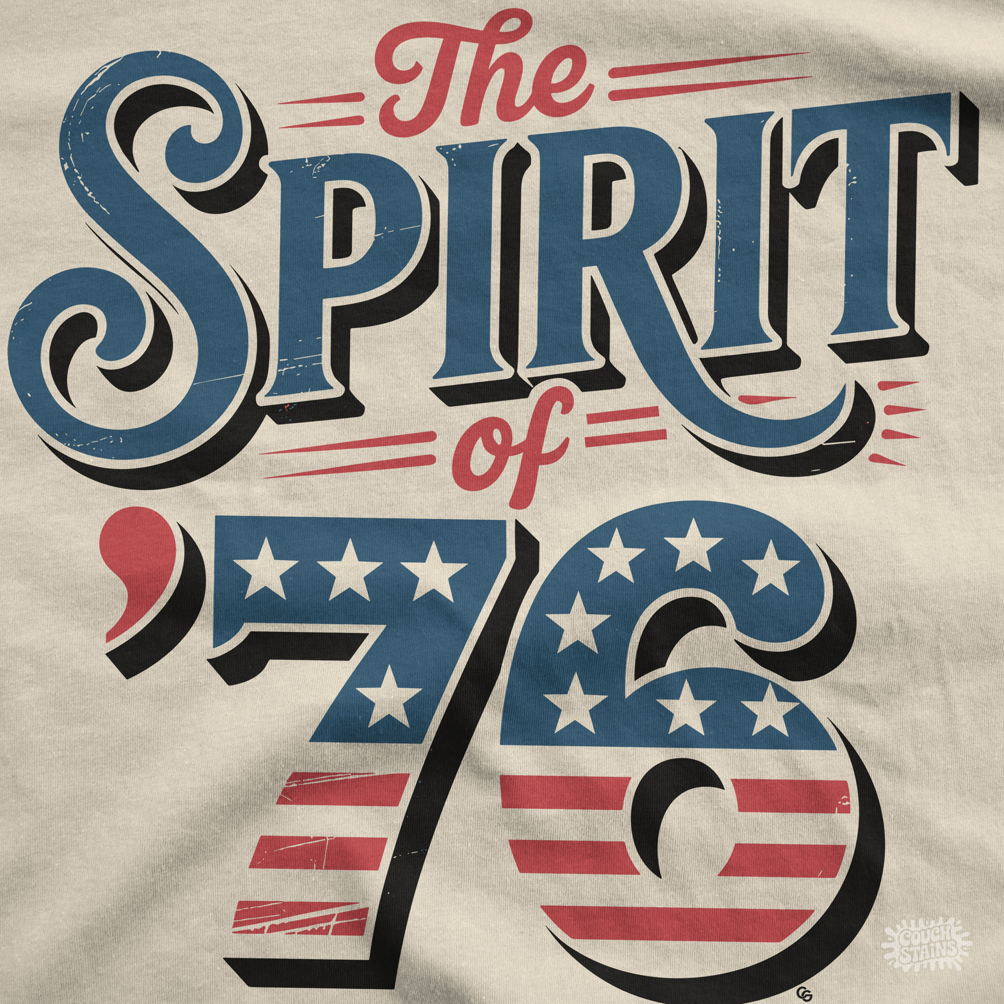 The Spirit of ’76 – Retro Americana Rebel Unisex T-Shirt