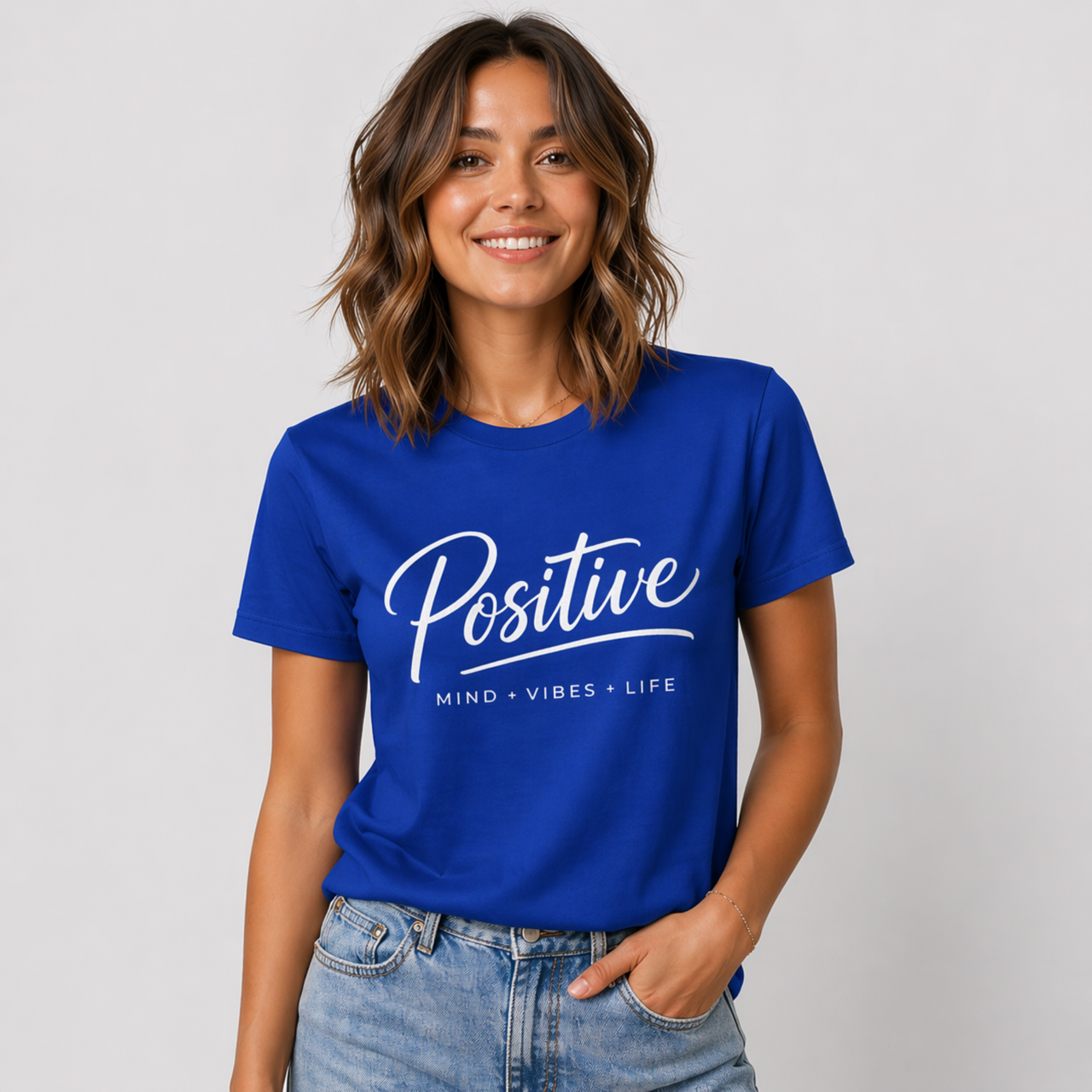 Positive Mind Vibes Life T-Shirt — Inspirational Graphic Tee