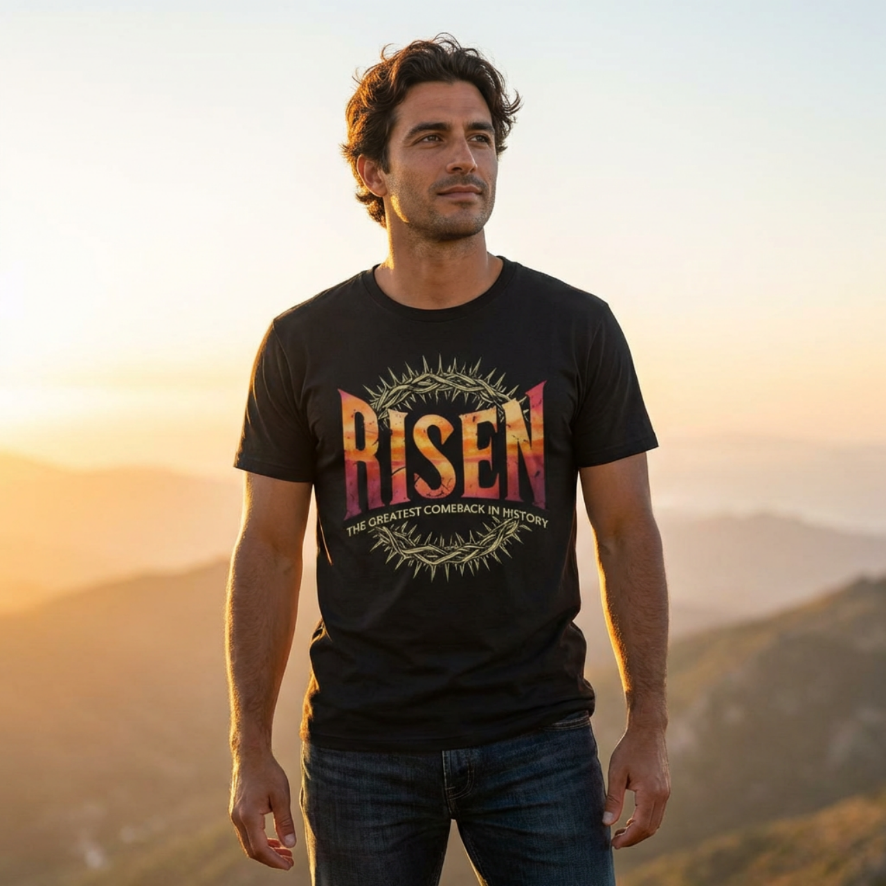 Risen Soft Cotton T-shirt - Greatest Comeback in History product thumbnail image