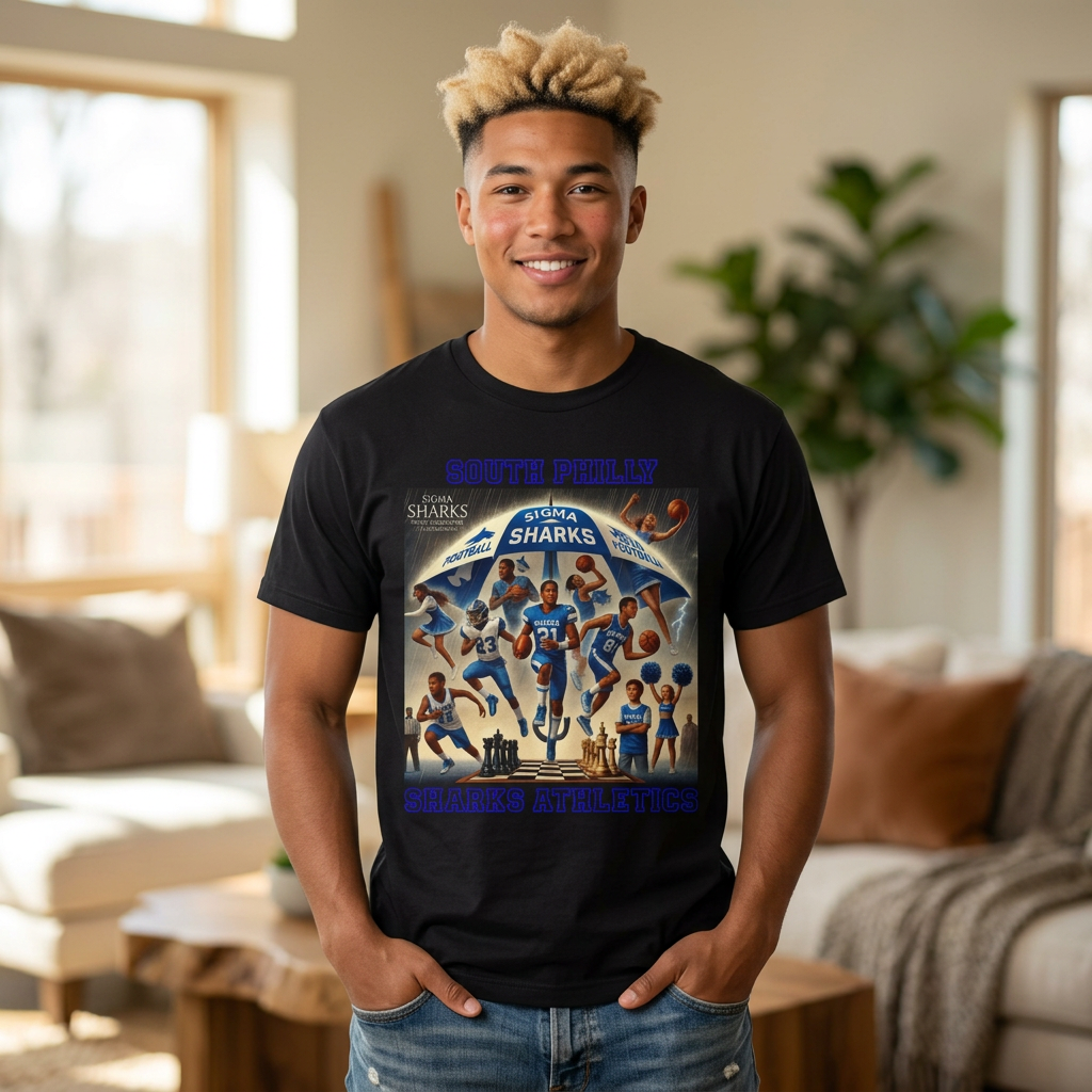 Sharks Athletics Adult T-Shirt