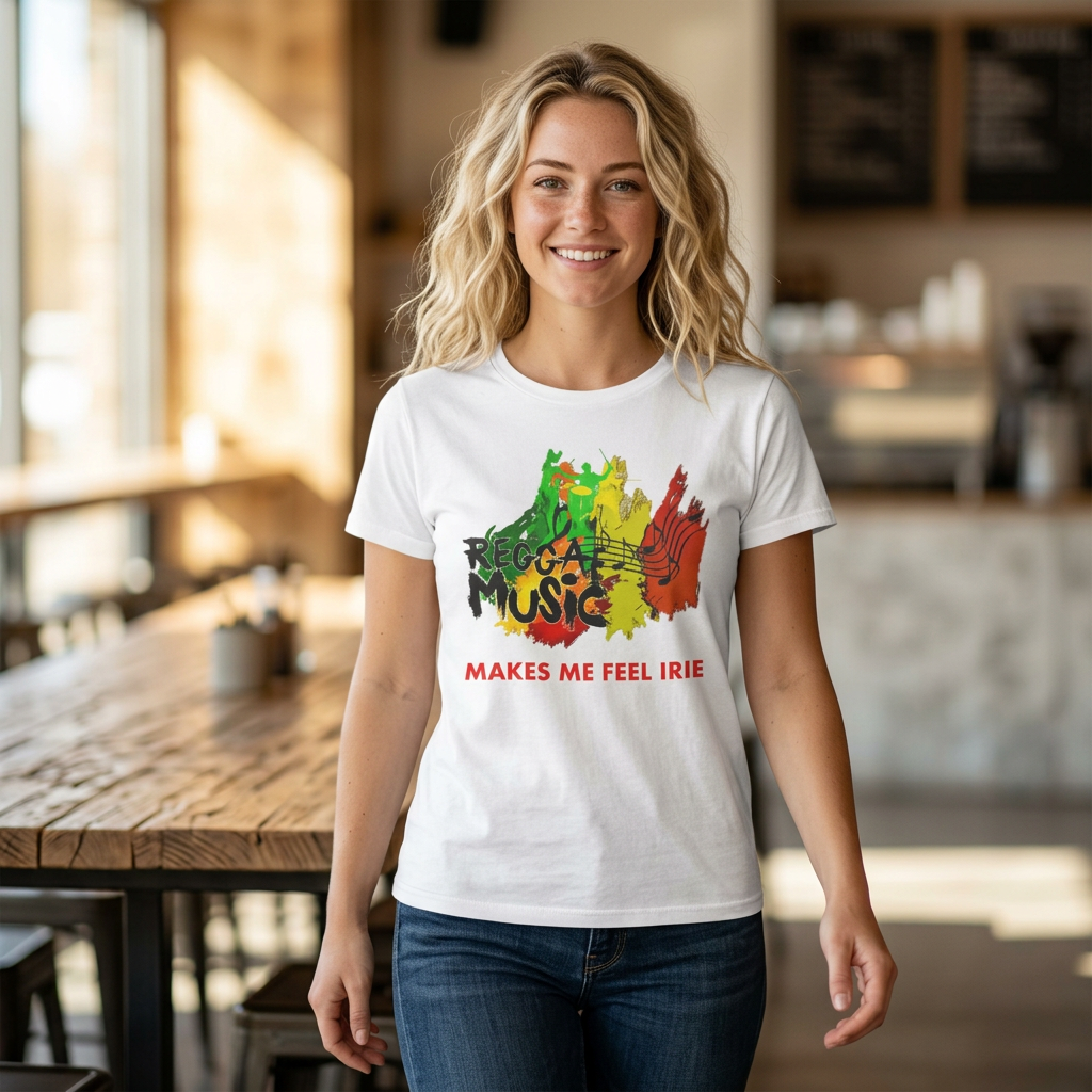 Reggae Music "Makes Me Feel Irie" Tee