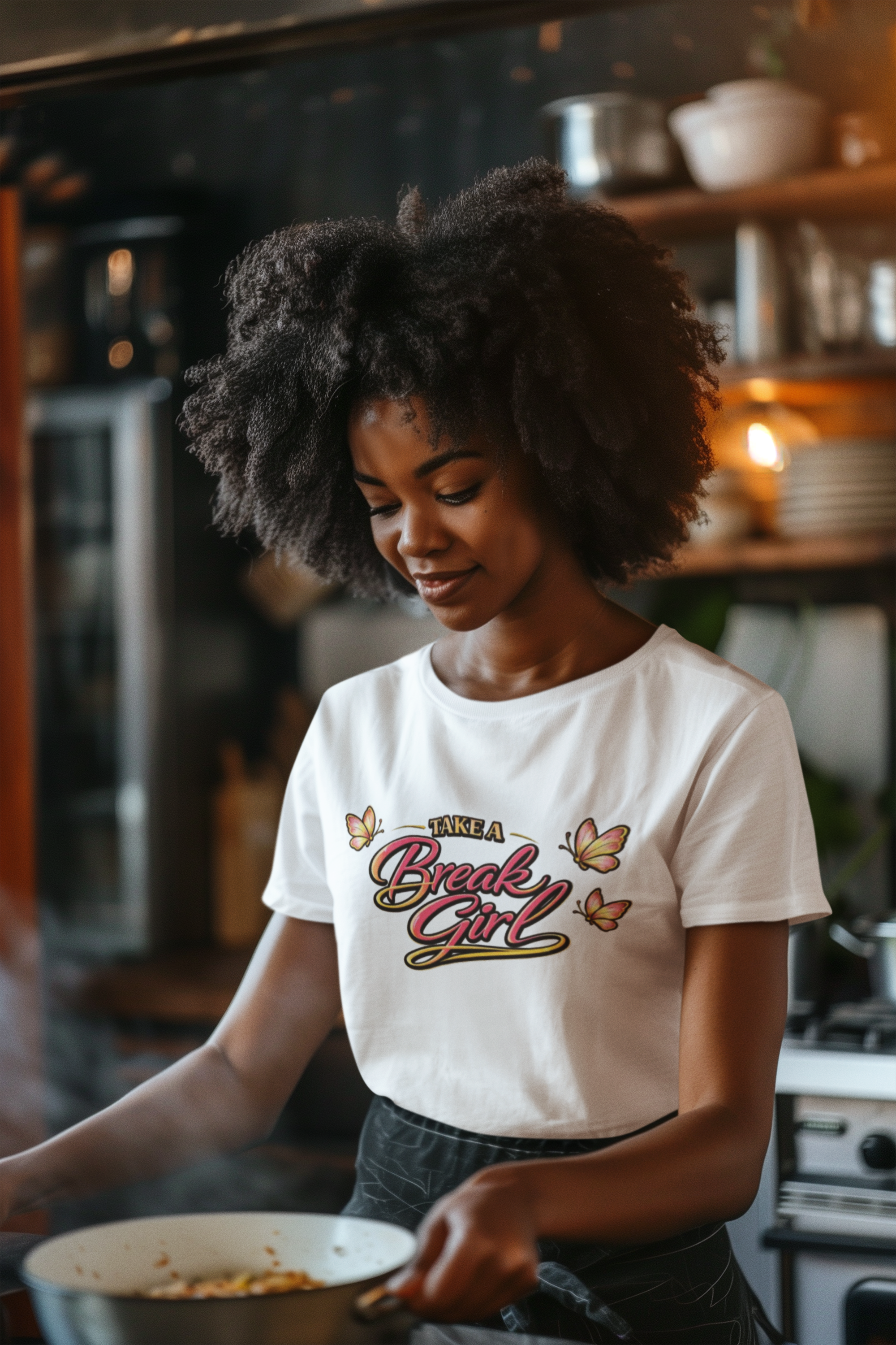 Take A Break Girl™ Statement Tee | “Pause. Reset. Choose.” Luxe Graphic T-Shirt | Gildan Softstyle 64000 Unisex Fit