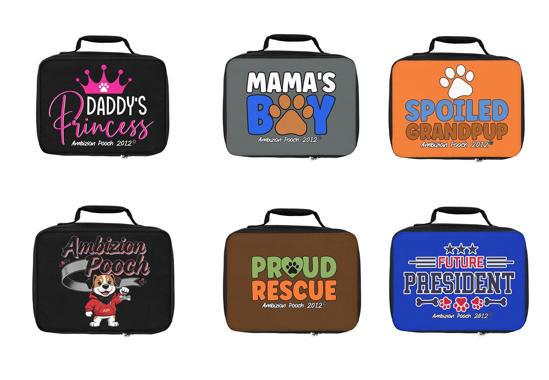 Ambizion Pooch Signature Doggy Lunch Bag Black product thumbnail image