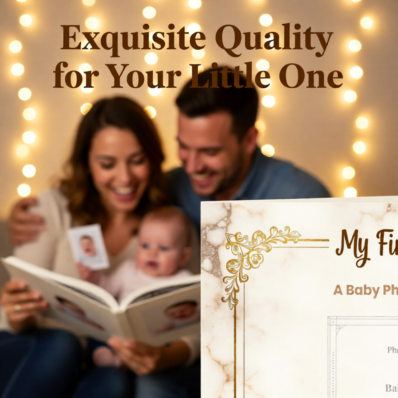 First Birthday Photo Book Keepsake | My First Year Memories | 11.5 x 8 | Thoughtful Gift for Moms and Kids product thumbnail image