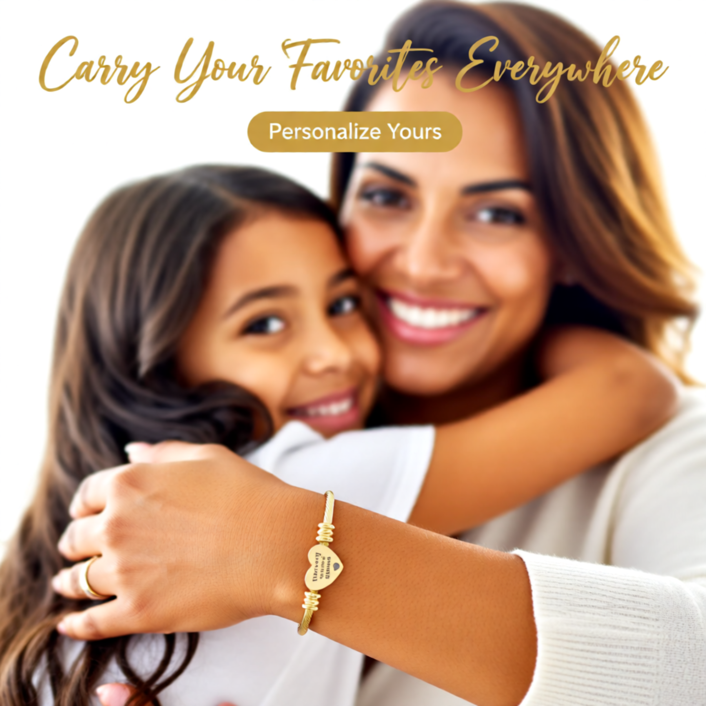 Heart Cuff Bracelet with Personalization | Stylish Cable Wire Bangle for Him & Her | Unique Gifts for Mom and Dad product thumbnail image Heart Cuff Bracelet with Personalization | Stylish Cable Wire Bangle for Him & Her | Unique Gifts for Mom and Dad product thumbnail image