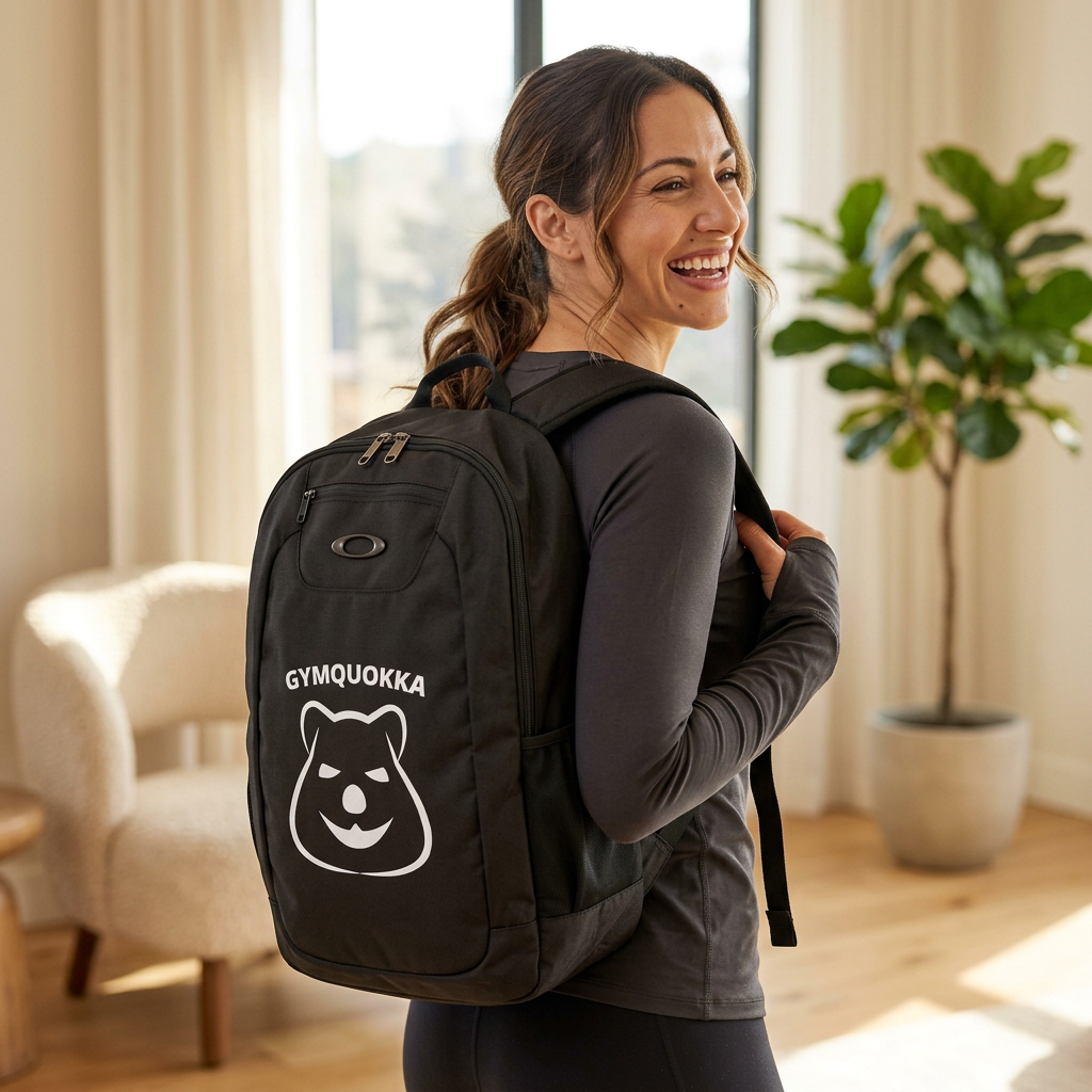 Gymquokka 20L Backpack — Durable Gym &amp; Everyday Pack with Quokka Logo product thumbnail image