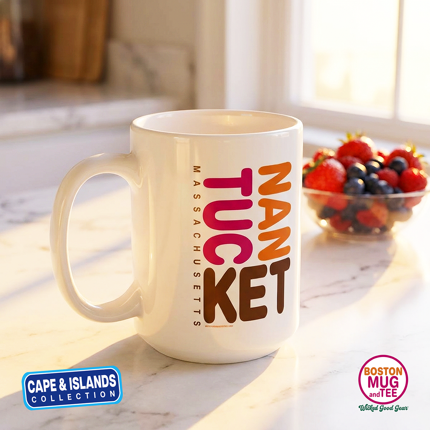 Nantucket Massachusetts 15oz Mug,Nantucket Coffee Mug,Nantucket Gift,Cape Cod Coffee Mug, Cape Cod Mug,Nantucket, Massachusetts Coffee Mug product thumbnail image