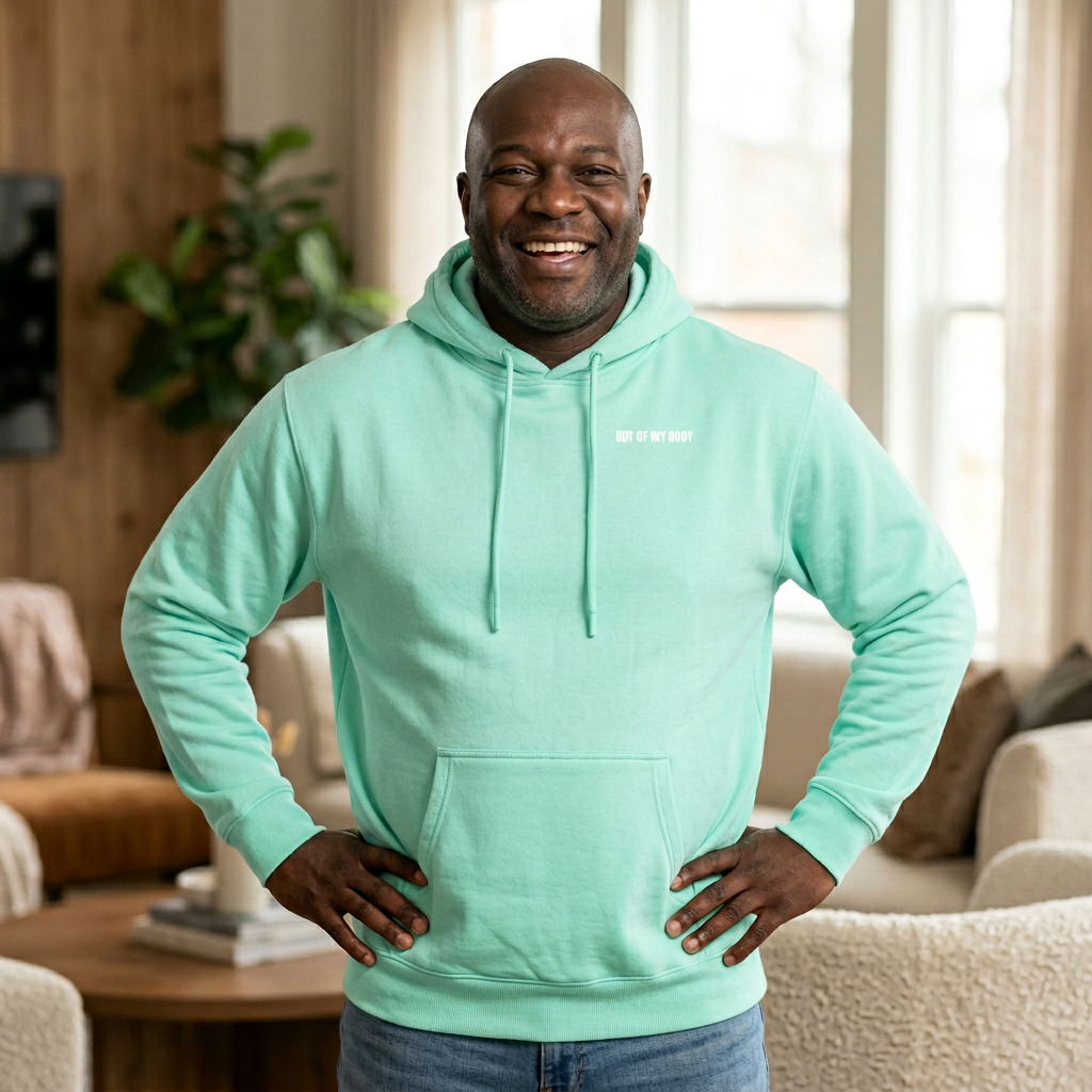 Jackie's Signature Phrase – Out Of My Body™ Hoodie