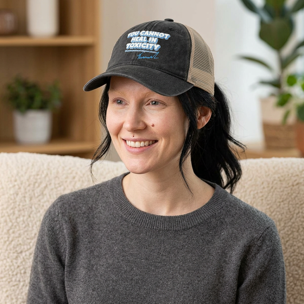 Jackie ThaMuscleWhisperer You Cannot Heal In Toxicity Mesh-Back Cap