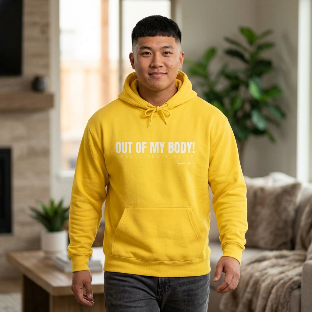 Jackie's Collection — “OUT OF MY BODY!” Bold Hoodie