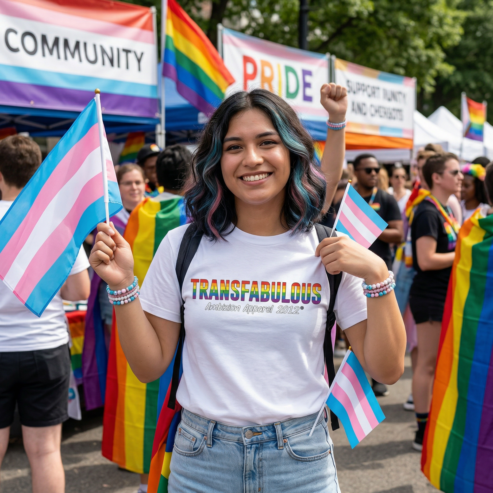 Transfabulous Softstyle T-Shirt (LGBTQ) product thumbnail image