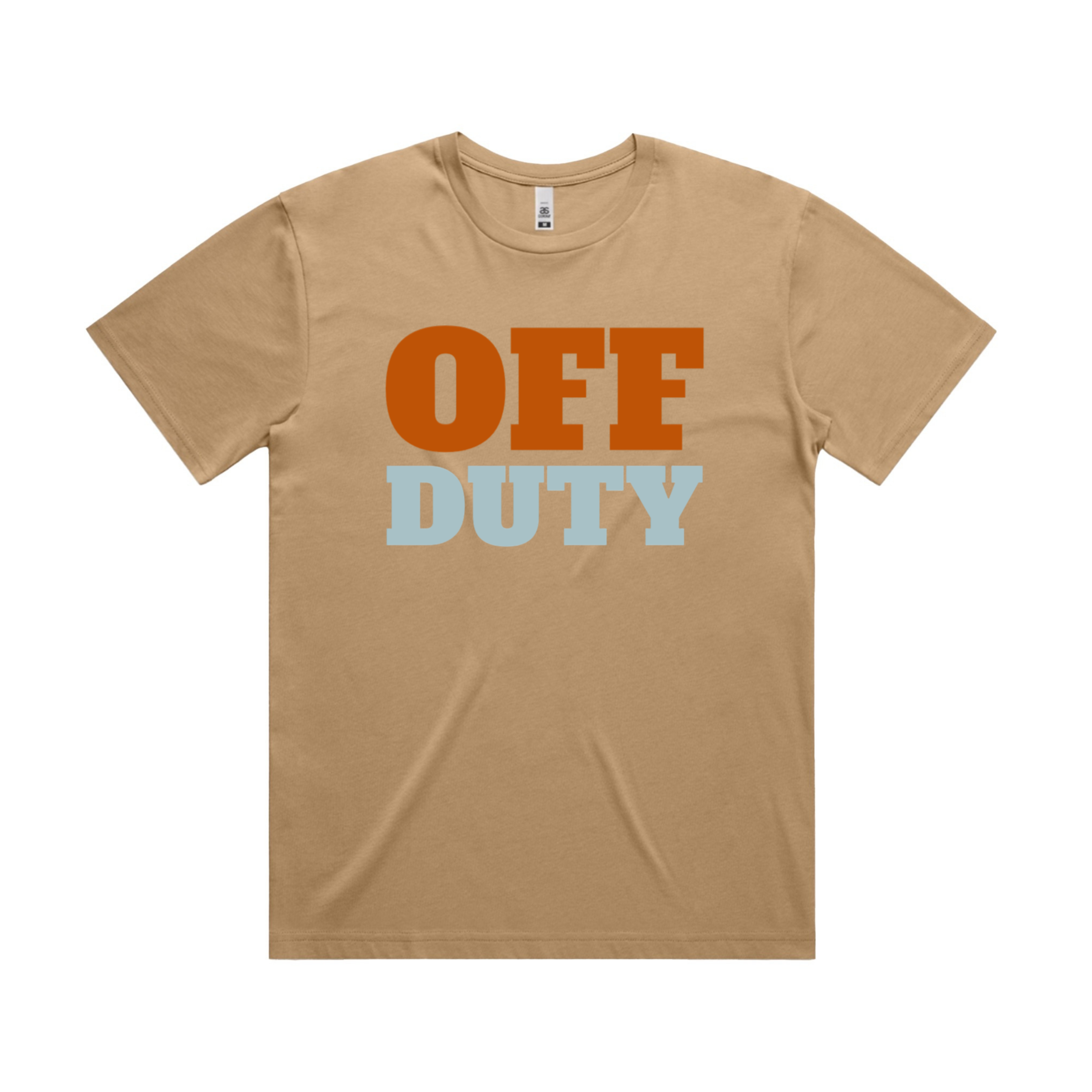 Off Duty Tee —  khaki 