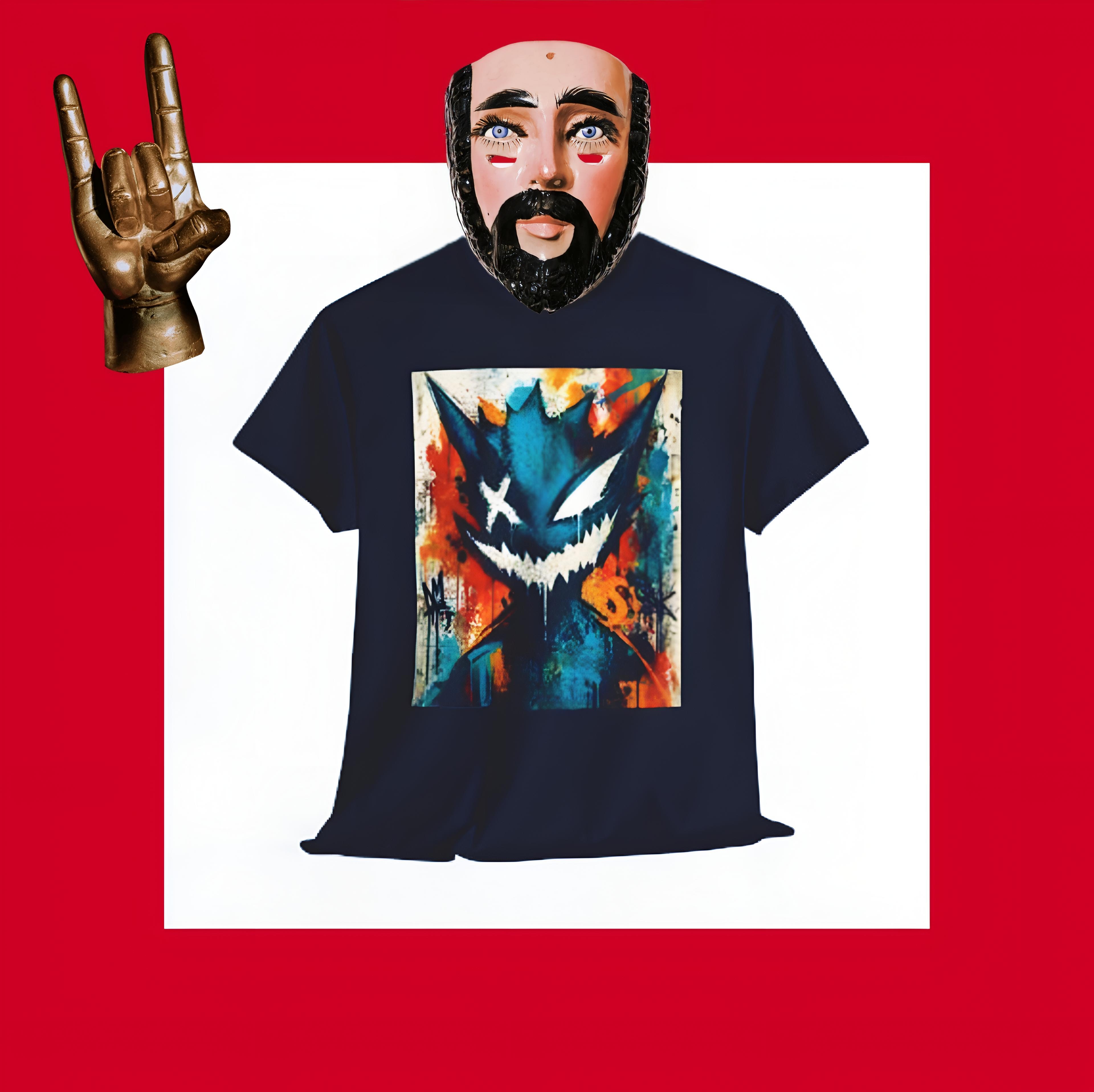 Graffiti Demon Tee – Edgy Street Art Graphic T-Shirt product thumbnail image Graffiti Demon Tee – Edgy Street Art Graphic T-Shirt product thumbnail image