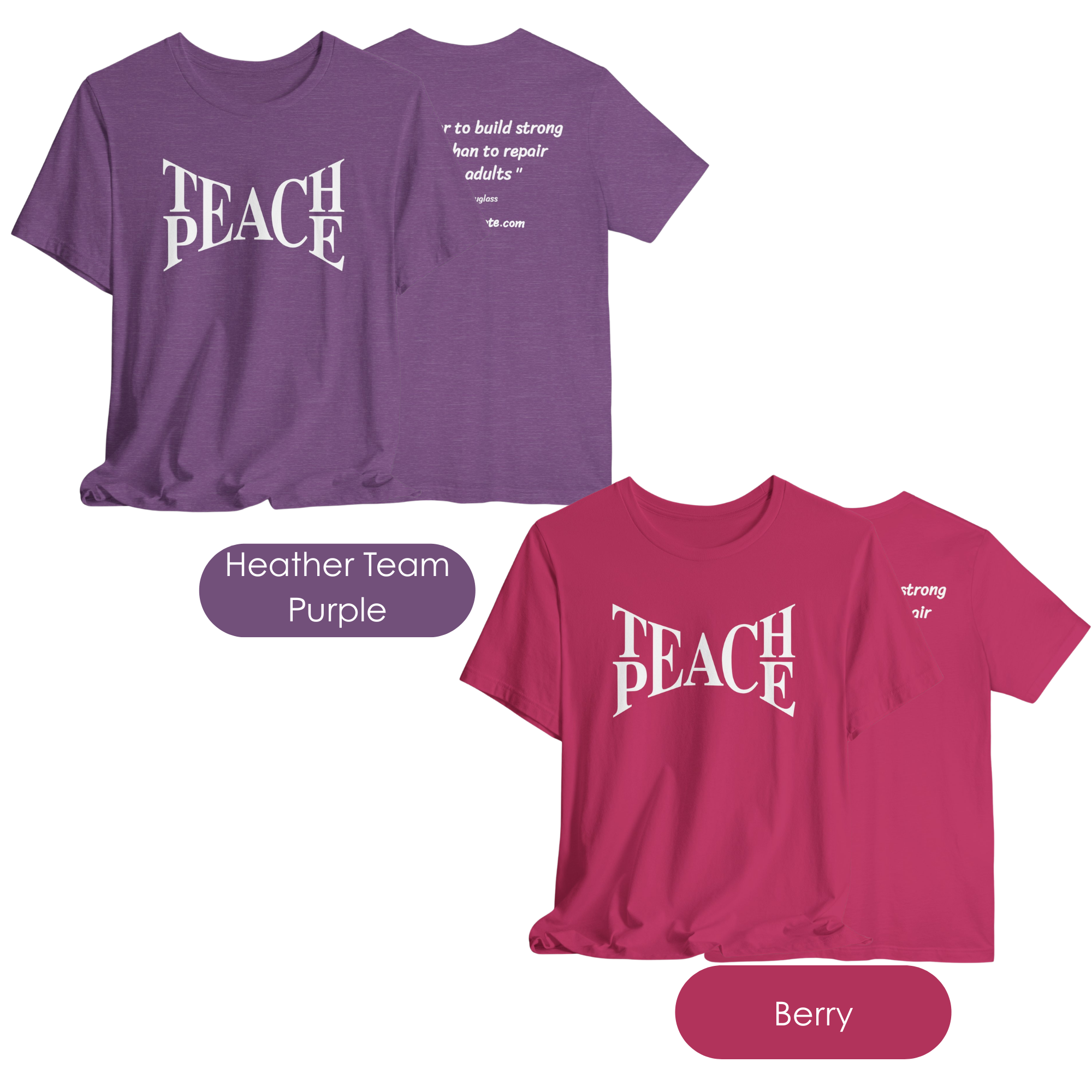Unisex Spiritual Playdate Teach Peace T Shirt product thumbnail image Unisex Spiritual Playdate Teach Peace T Shirt product thumbnail image
