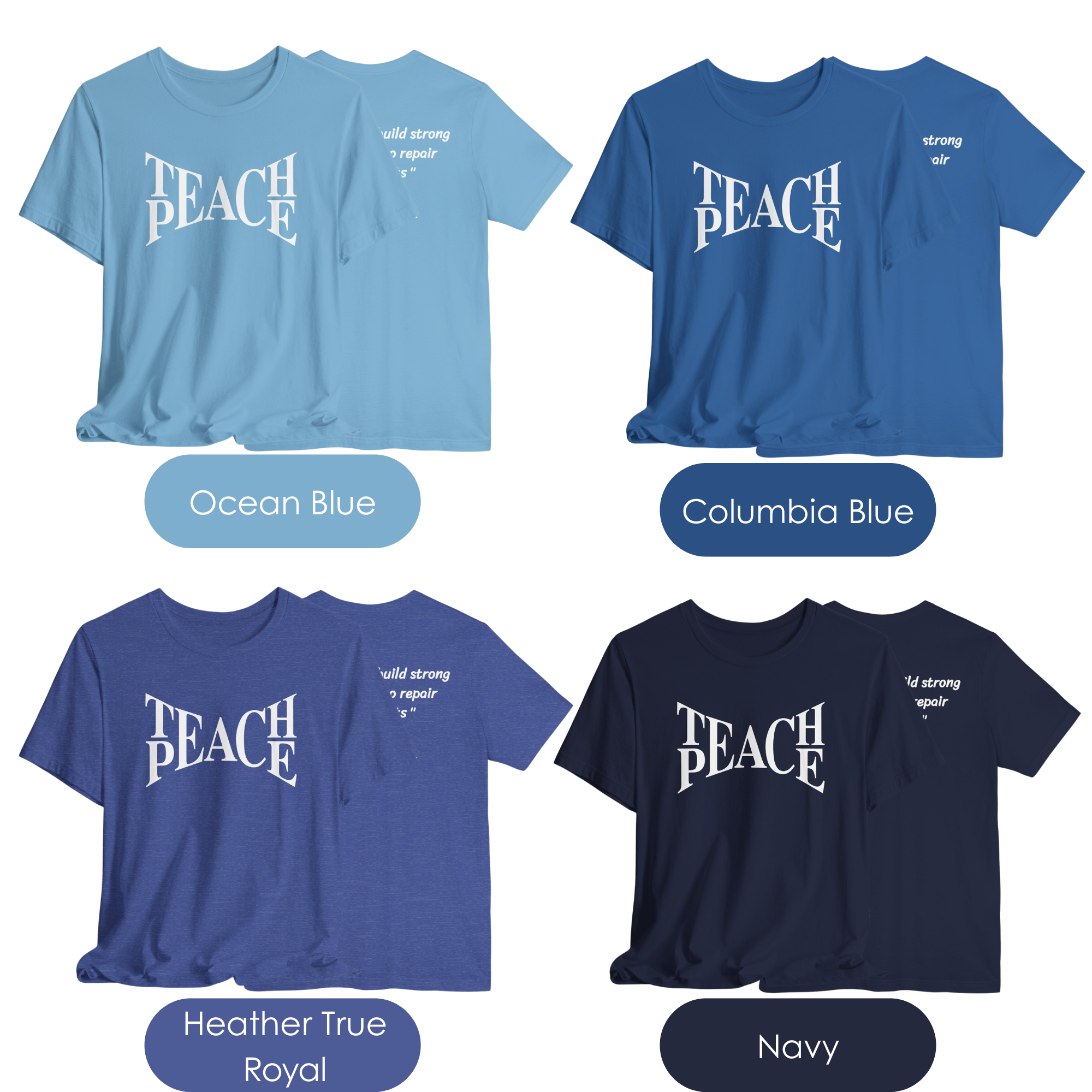 Unisex Spiritual Playdate Teach Peace T Shirt  product thumbnail image