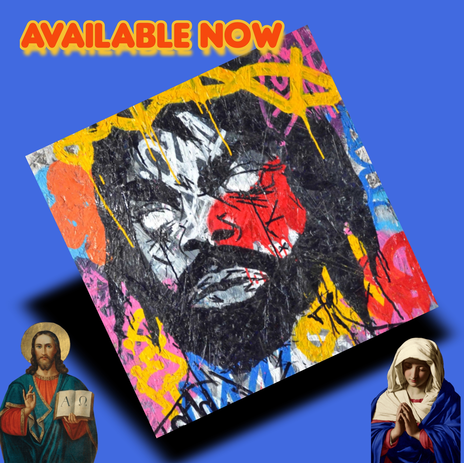 Graffiti Portrait Canvas Print — Colorful Urban Street Art Matte Wall Decor product thumbnail image Graffiti Portrait Canvas Print — Colorful Urban Street Art Matte Wall Decor product thumbnail image