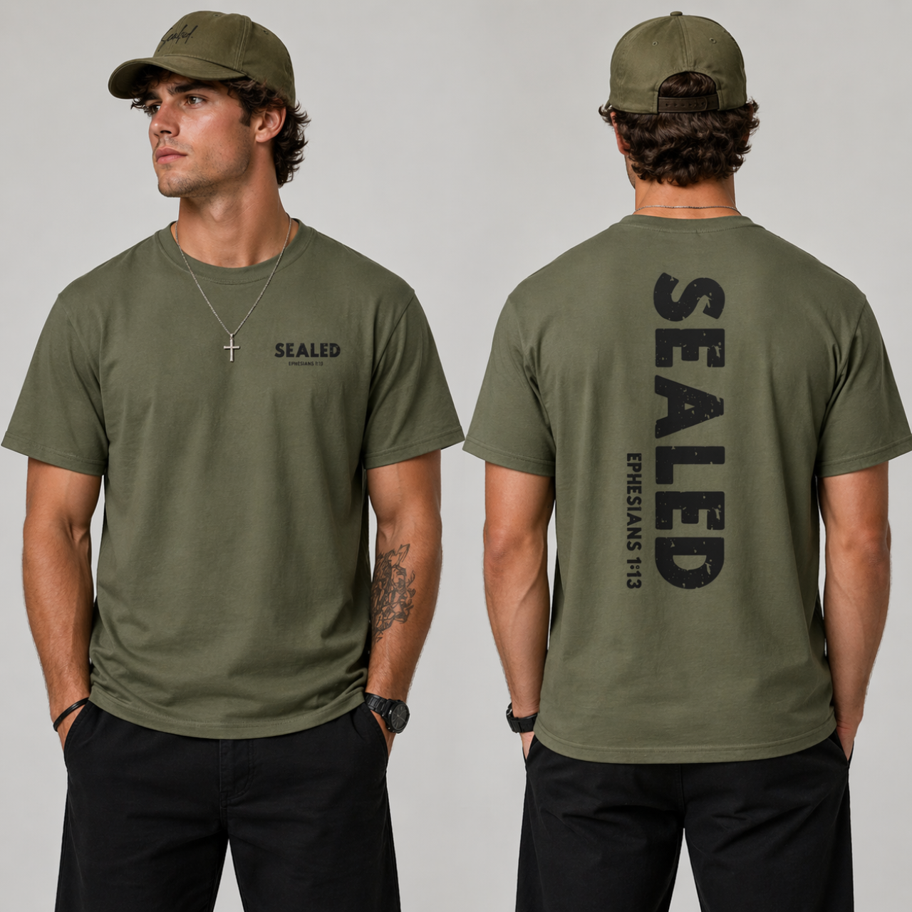 SEALED EPHESIANS 1:13 MENS SOFTSTYLE TEE product thumbnail image SEALED EPHESIANS 1:13 MENS SOFTSTYLE TEE product thumbnail image