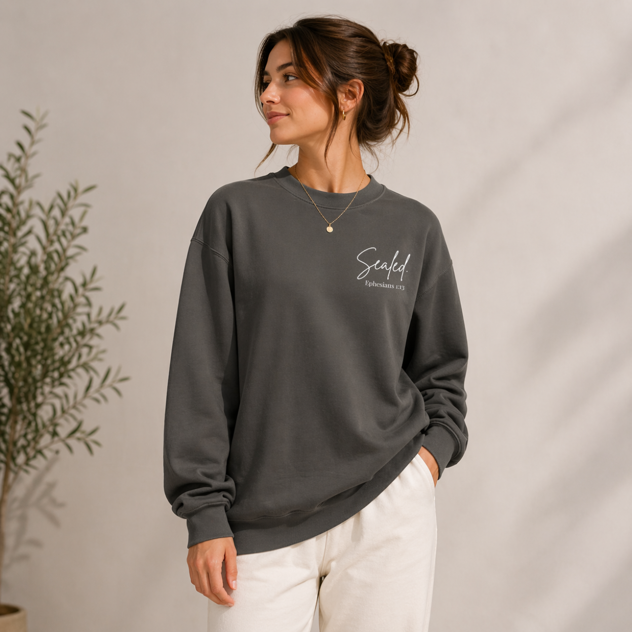 SEALED EPHESIANS 1:13 COMFORT COLORS SWEATSHIRT product thumbnail image