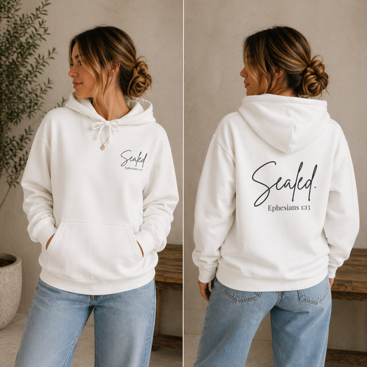 SEALED EPHESIANS 1:13 COMFORT COLORS HOODIE product thumbnail image