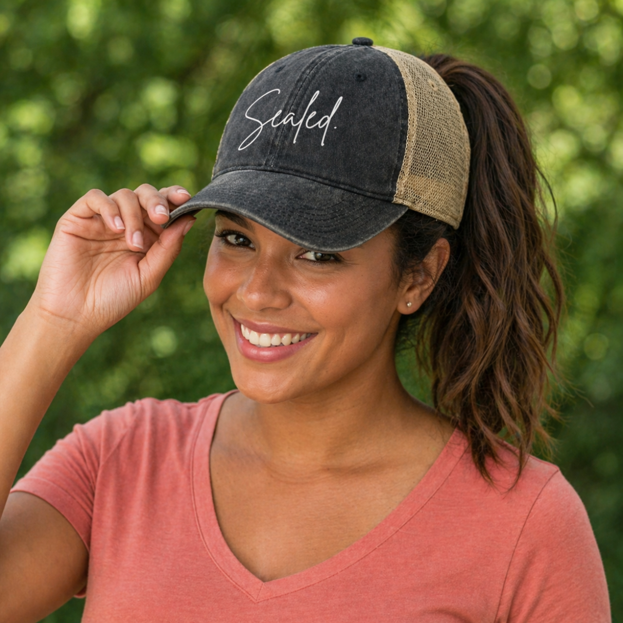 SEALED. PONYTAIL HAT product thumbnail image