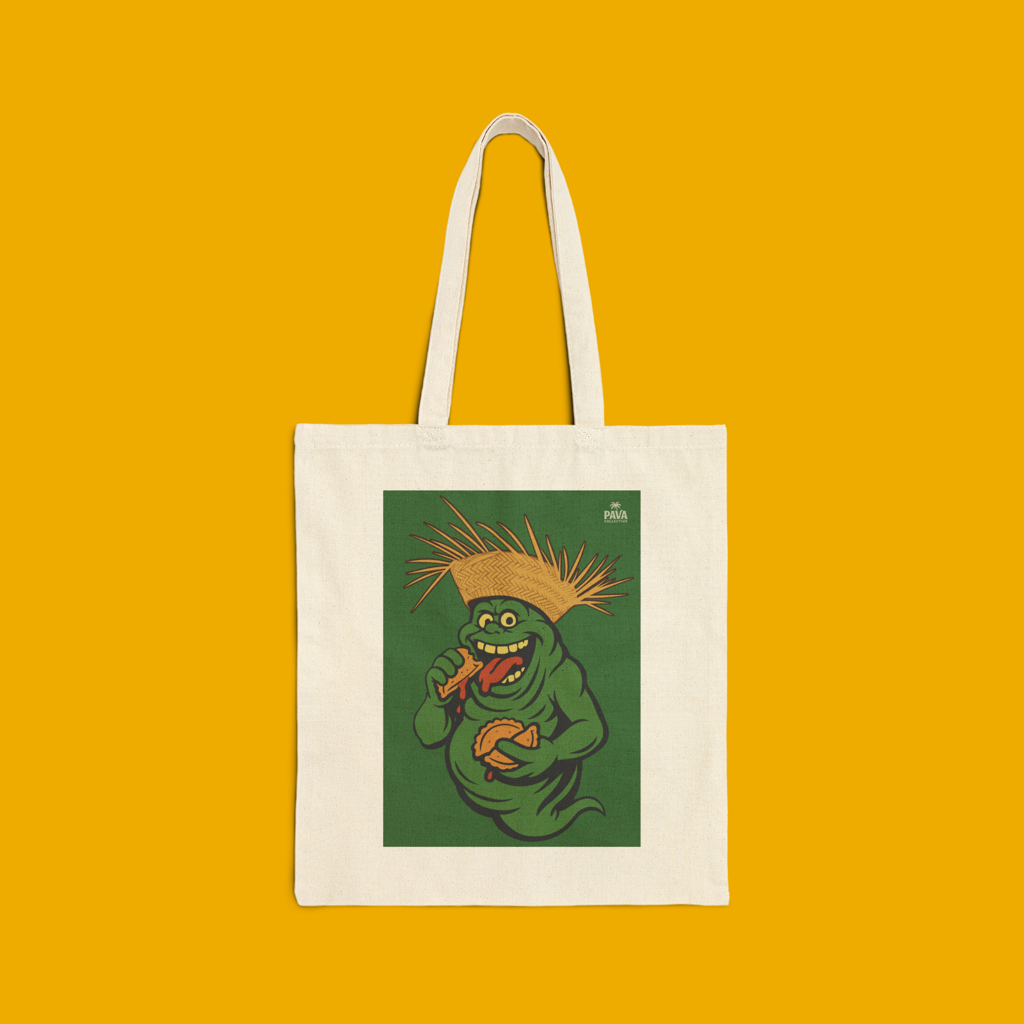 Pava Portraits: Slimer Tote product thumbnail image