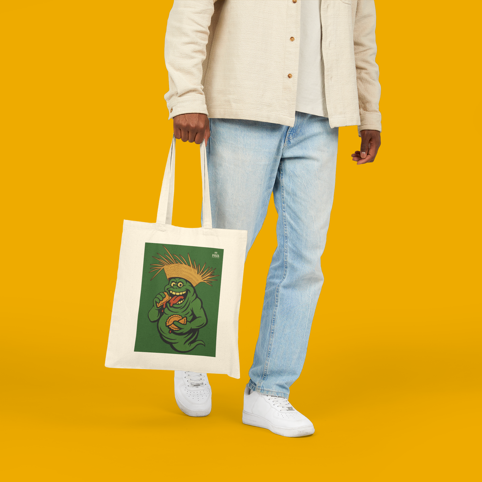 Pava Portraits: Slimer Tote product thumbnail image Pava Portraits: Slimer Tote product thumbnail image