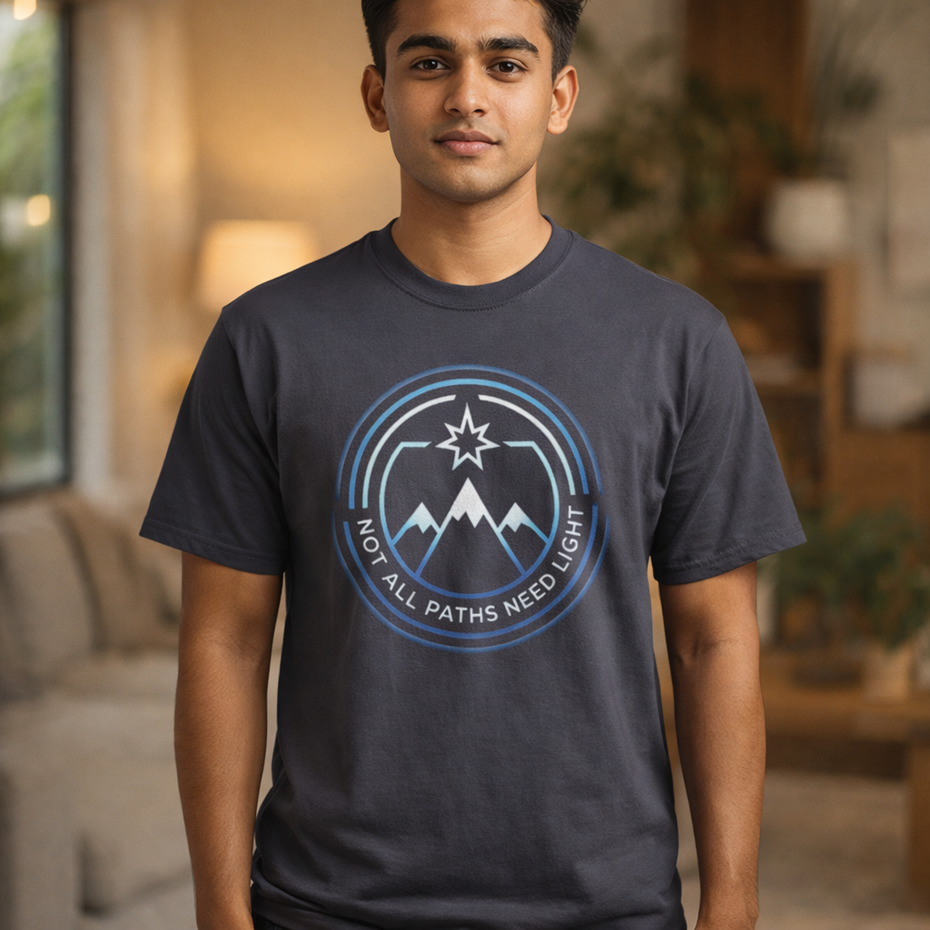 Adventure Compass T‑Shirt — Mountain Compass Logo Tee