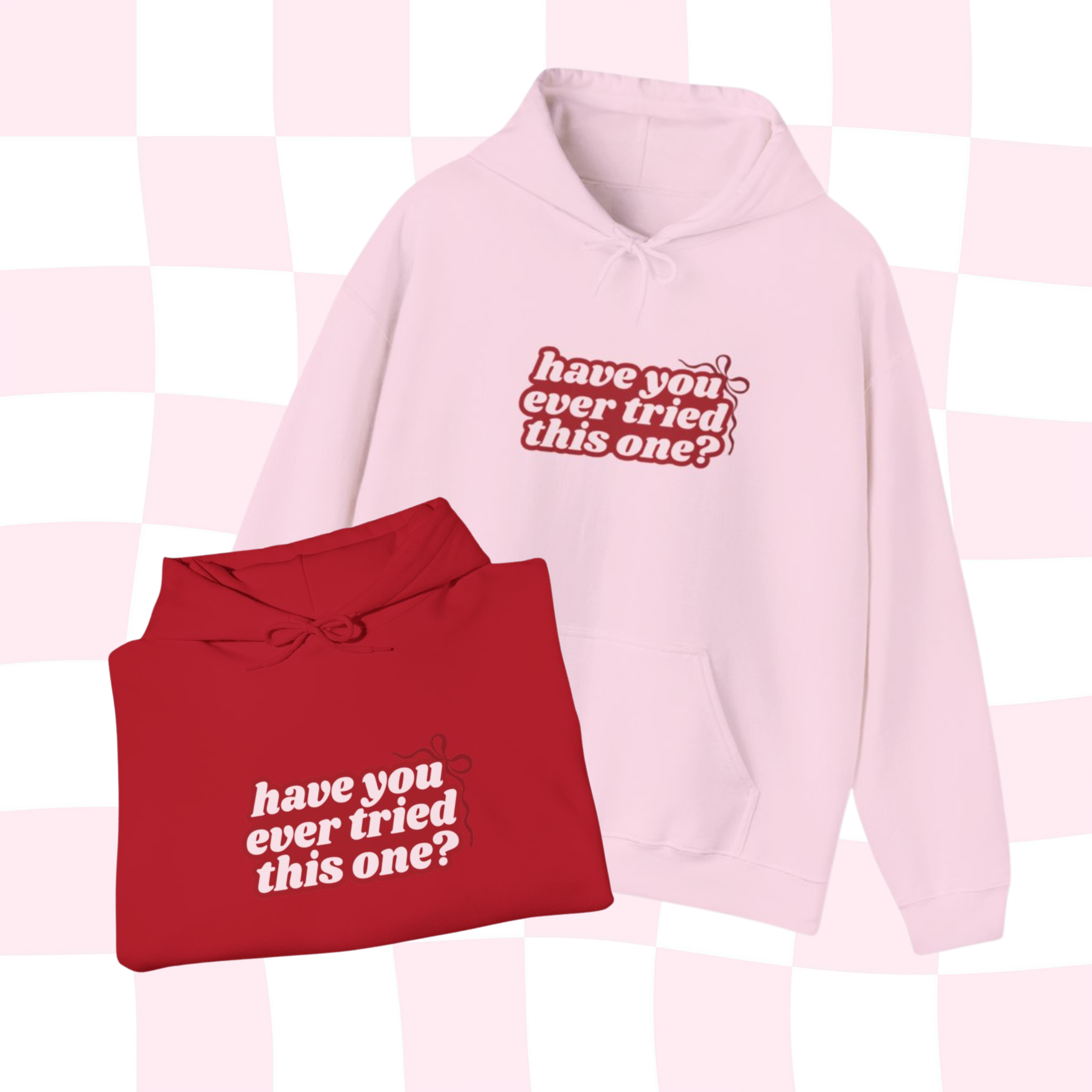'Have You Ever Tried This One?' Sabrina Carpenter Inspired Coquette Unisex Heavy Blend™ Hooded Sweatshirt/Hoodie