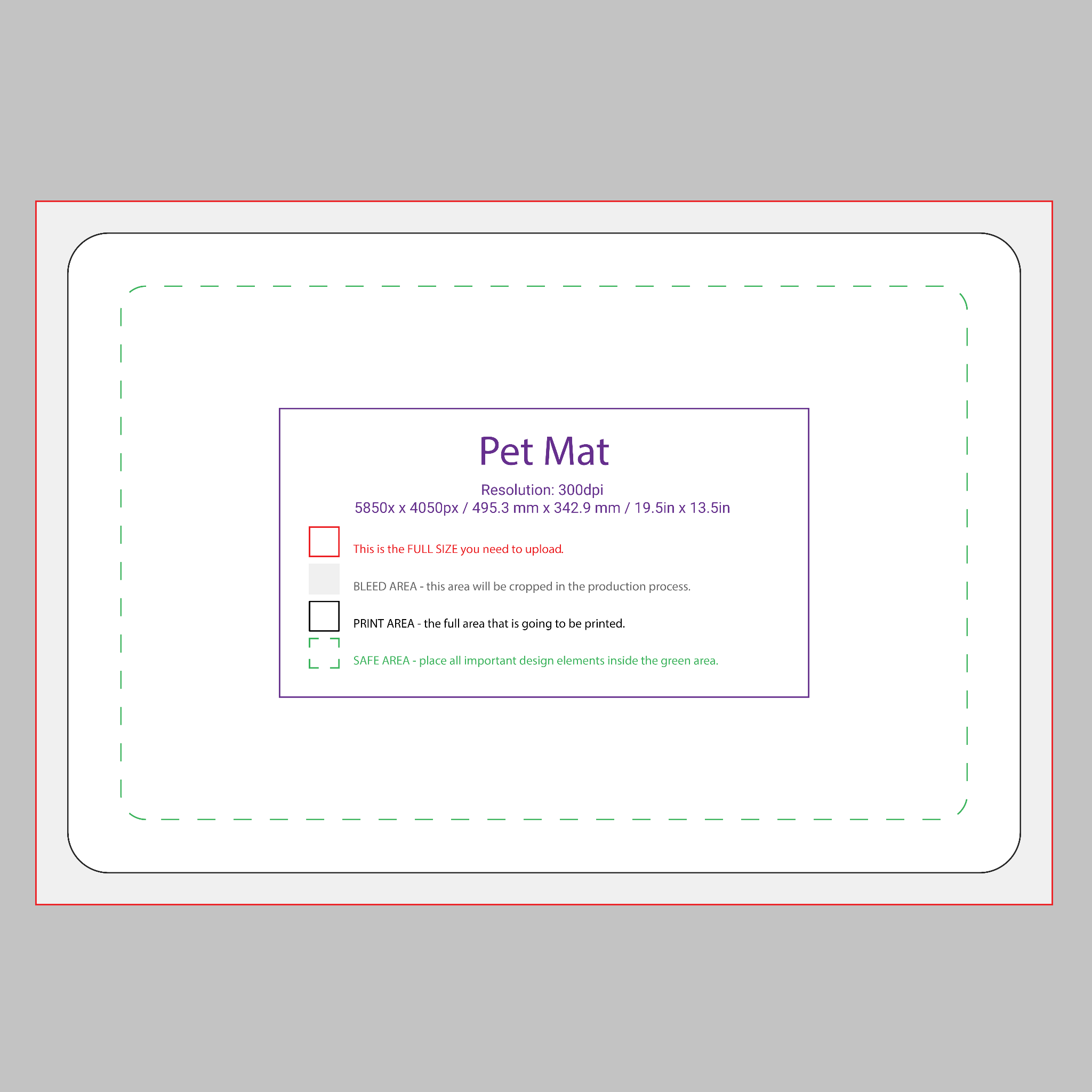 Custom Pet Food Mat (12x18) product thumbnail image