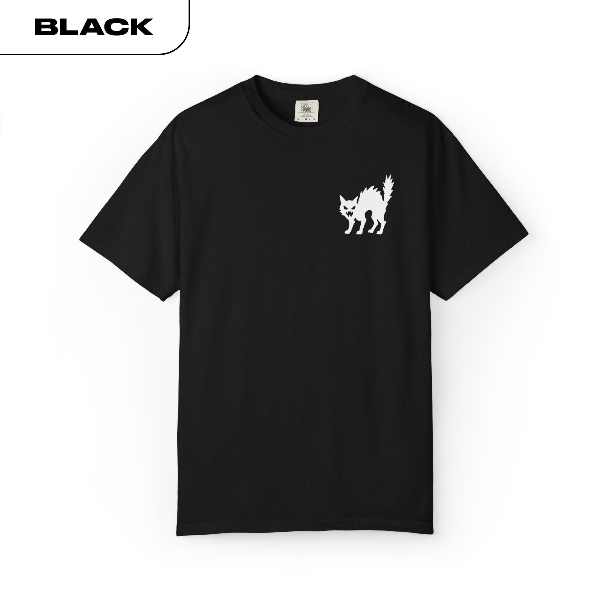 Spooky Department Black Cat Tee product thumbnail image