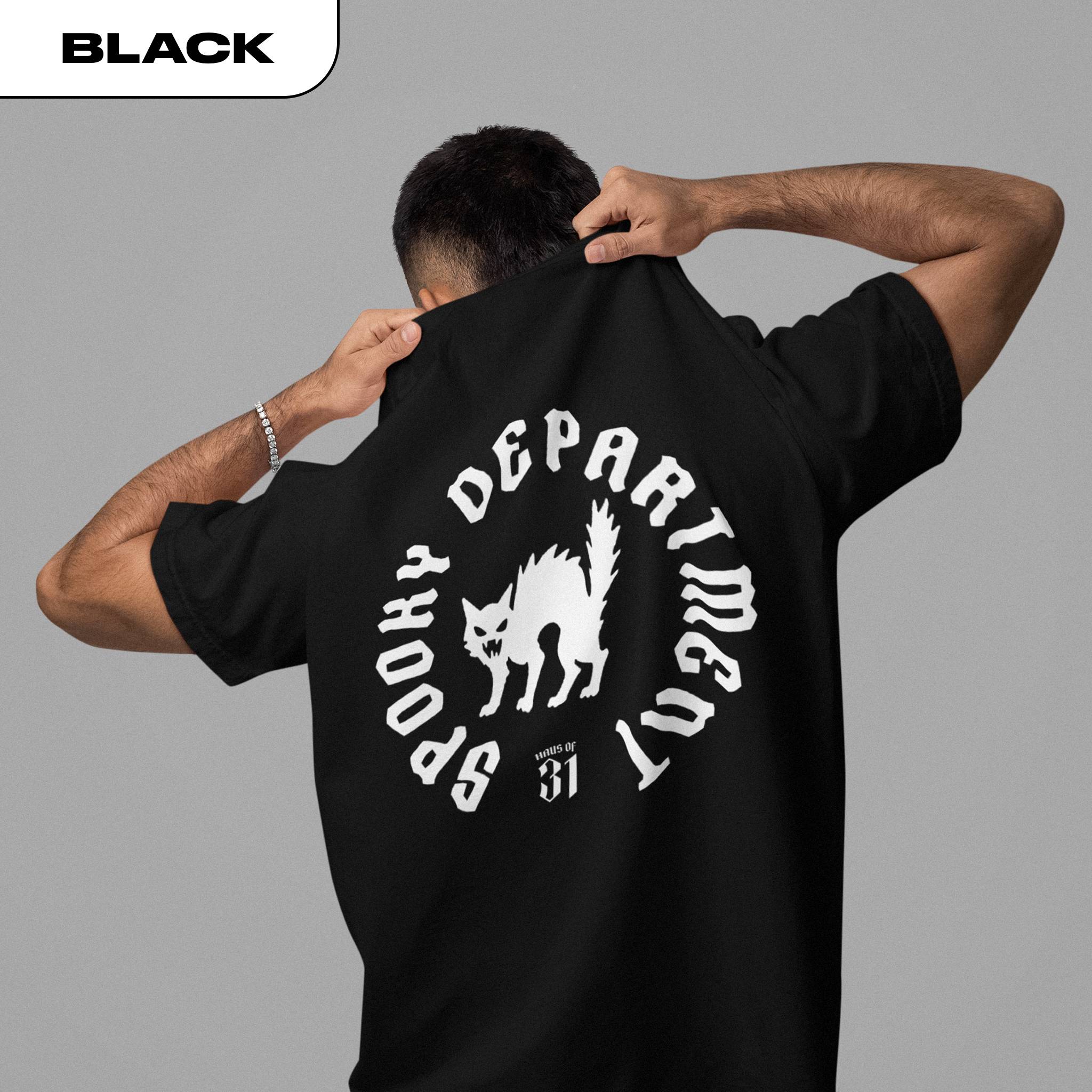Spooky Department Black Cat Tee product thumbnail image Spooky Department Black Cat Tee product thumbnail image
