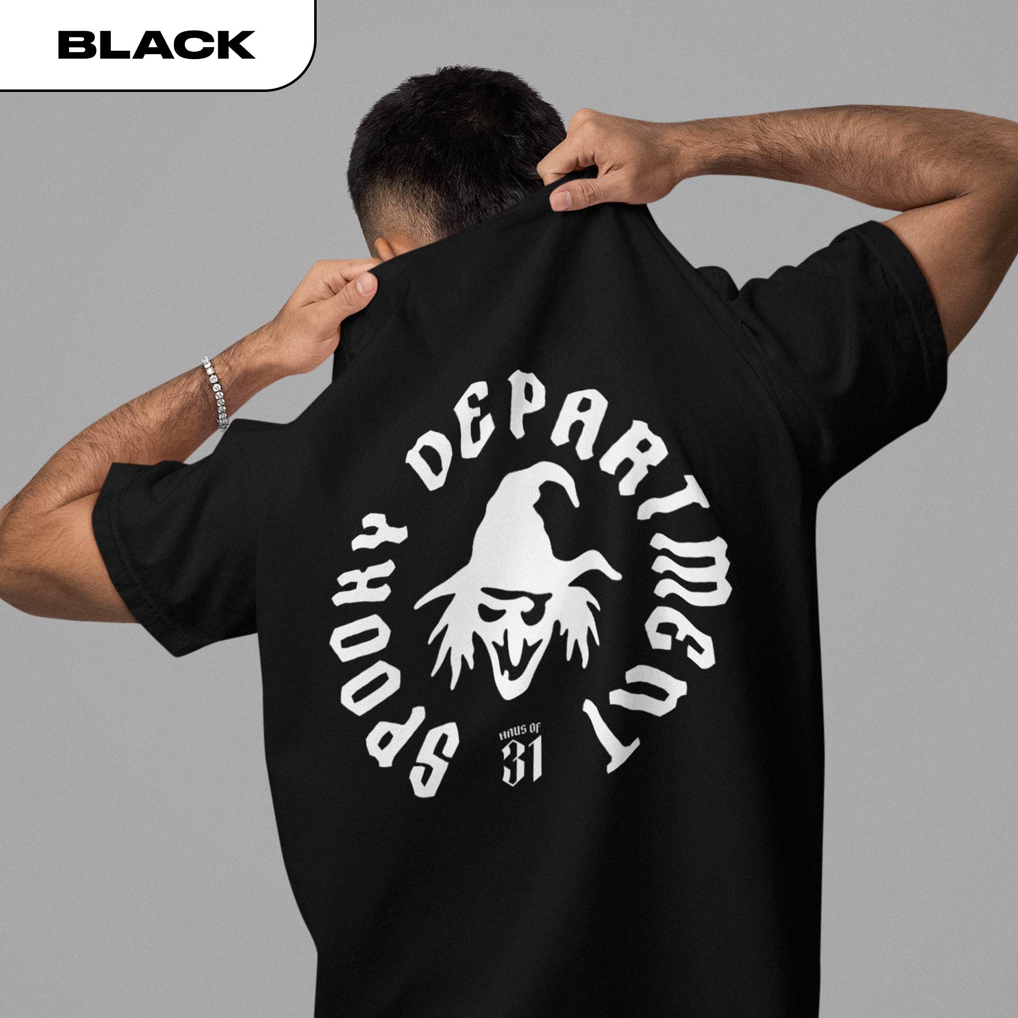 Spooky Department Witch Tee product thumbnail image Spooky Department Witch Tee product thumbnail image