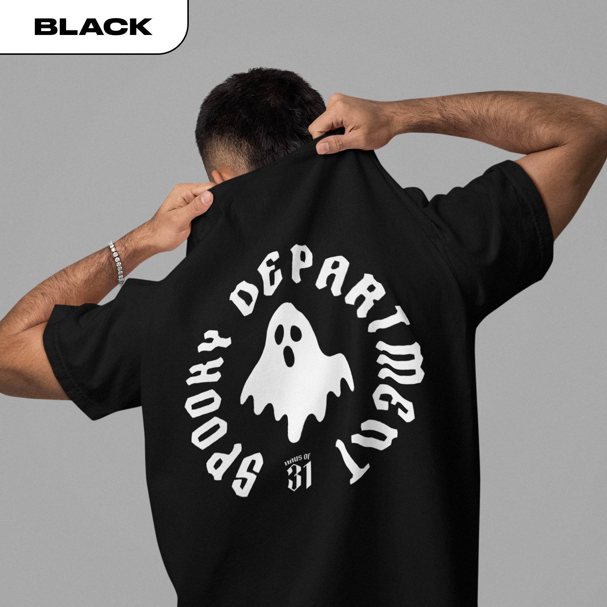 Spooky Department Ghost Tee product thumbnail image Spooky Department Ghost Tee product thumbnail image