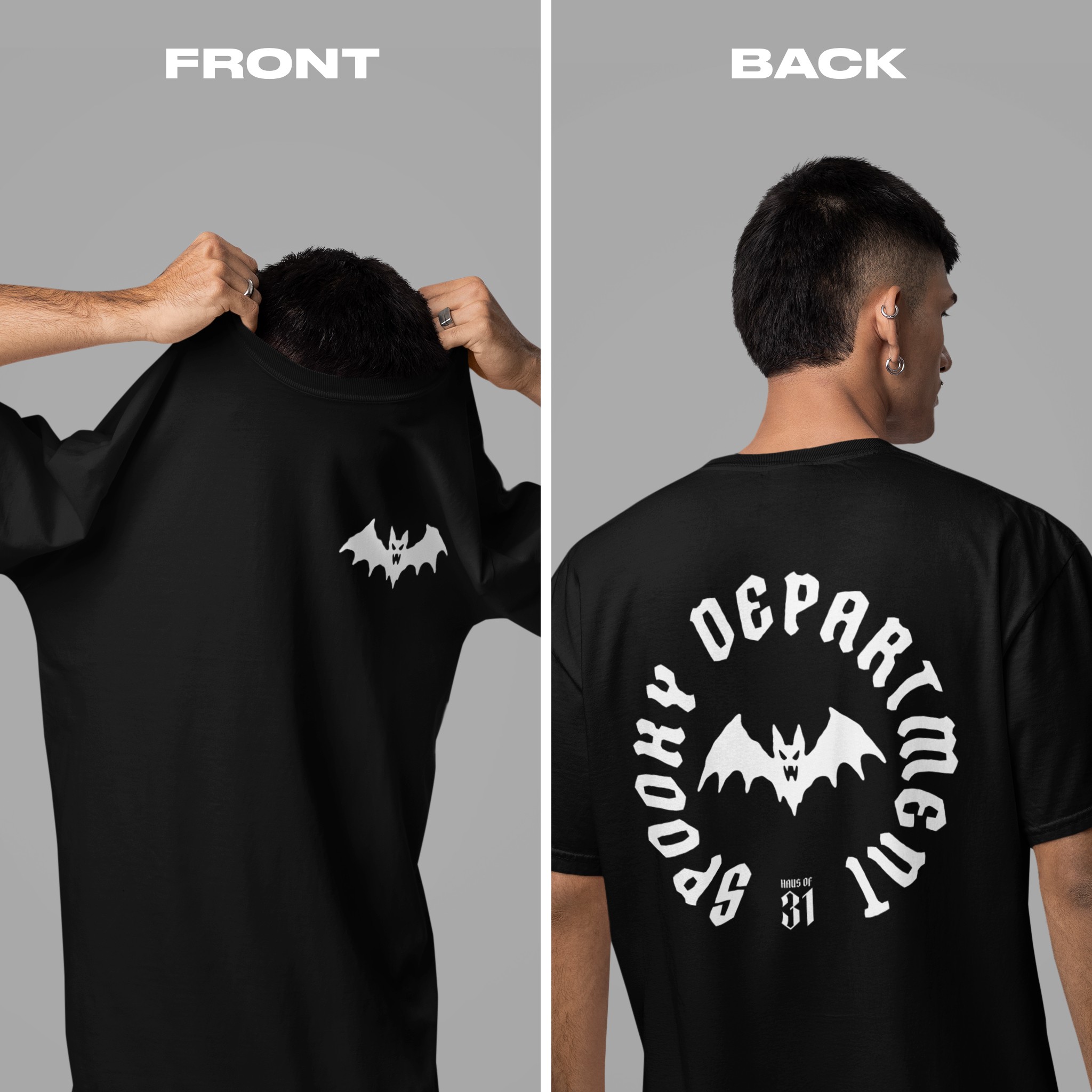 Spooky Department Bat Tee product thumbnail image