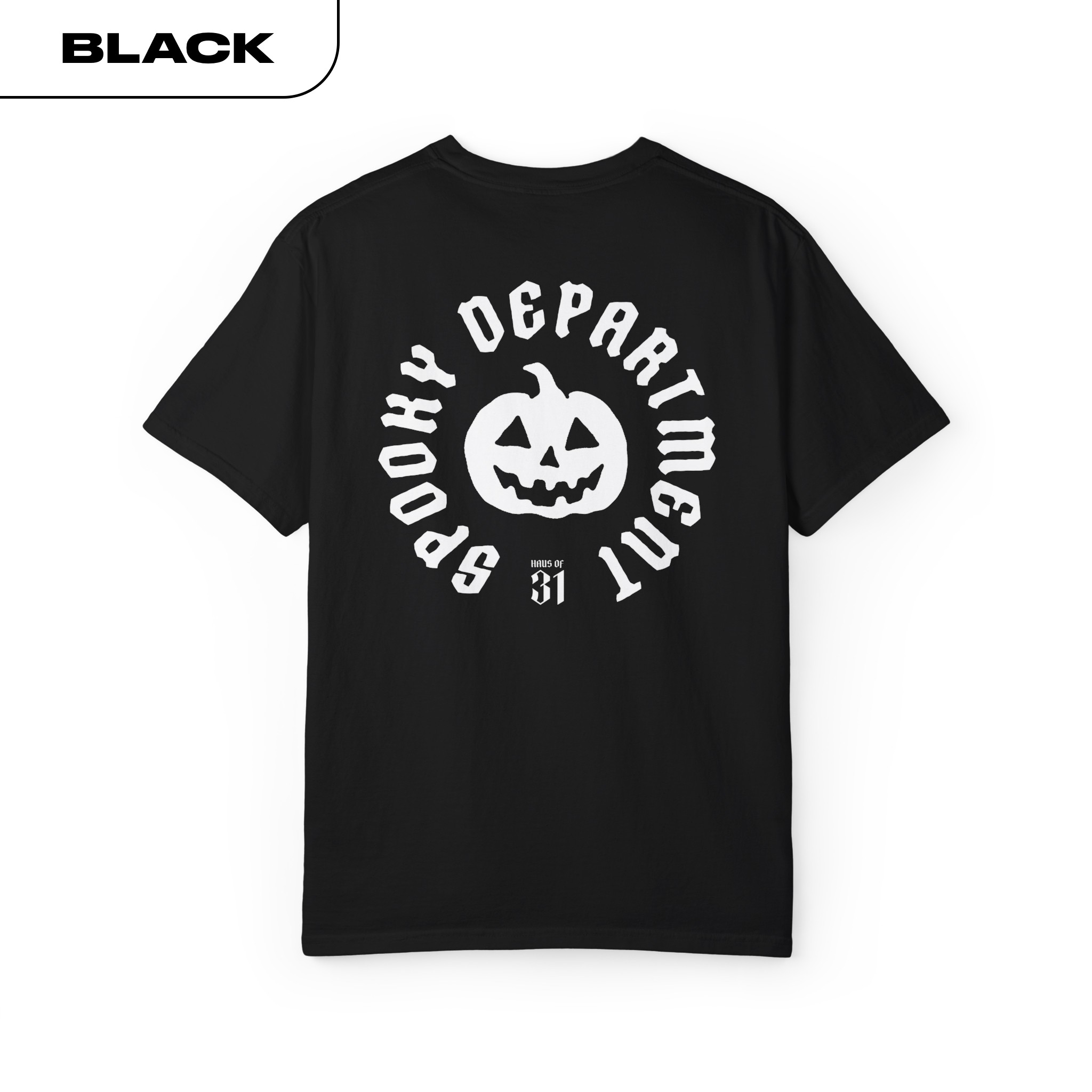 Spooky Department Pumpkin Tee product thumbnail image Spooky Department Pumpkin Tee product thumbnail image