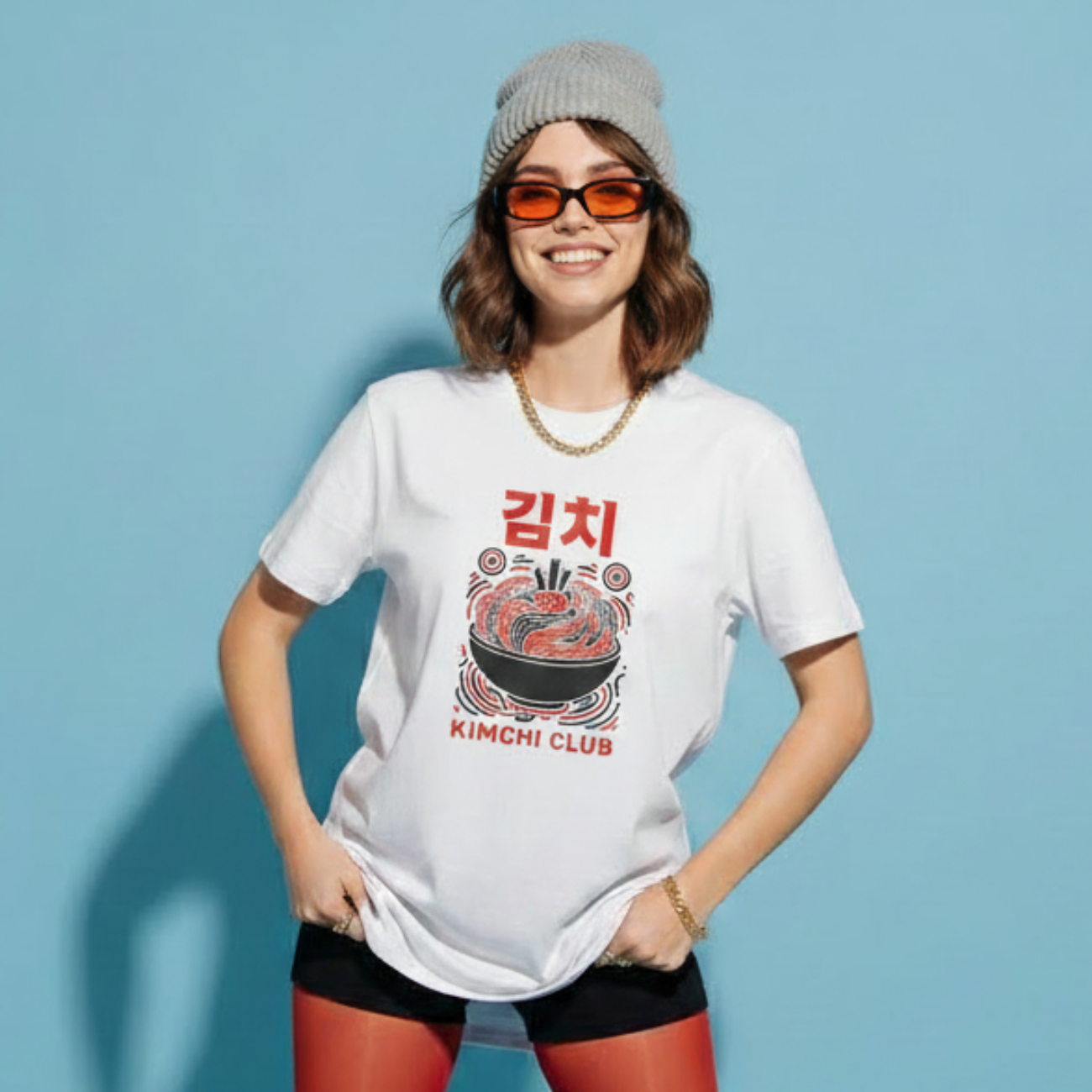 Kimchi Club Tee – Korean Kimchi Bowl Graphic T-Shirt