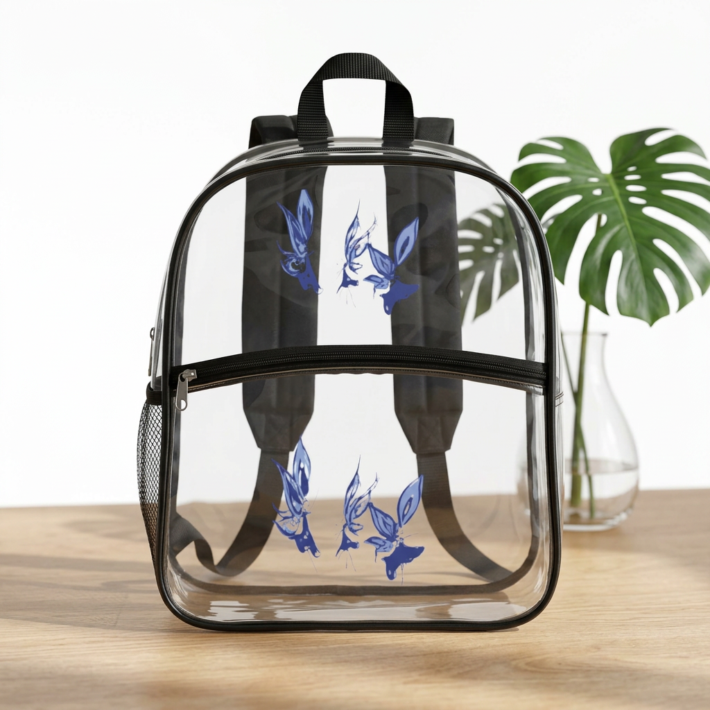 Clear Backpack, blue little fairy’s  product thumbnail image