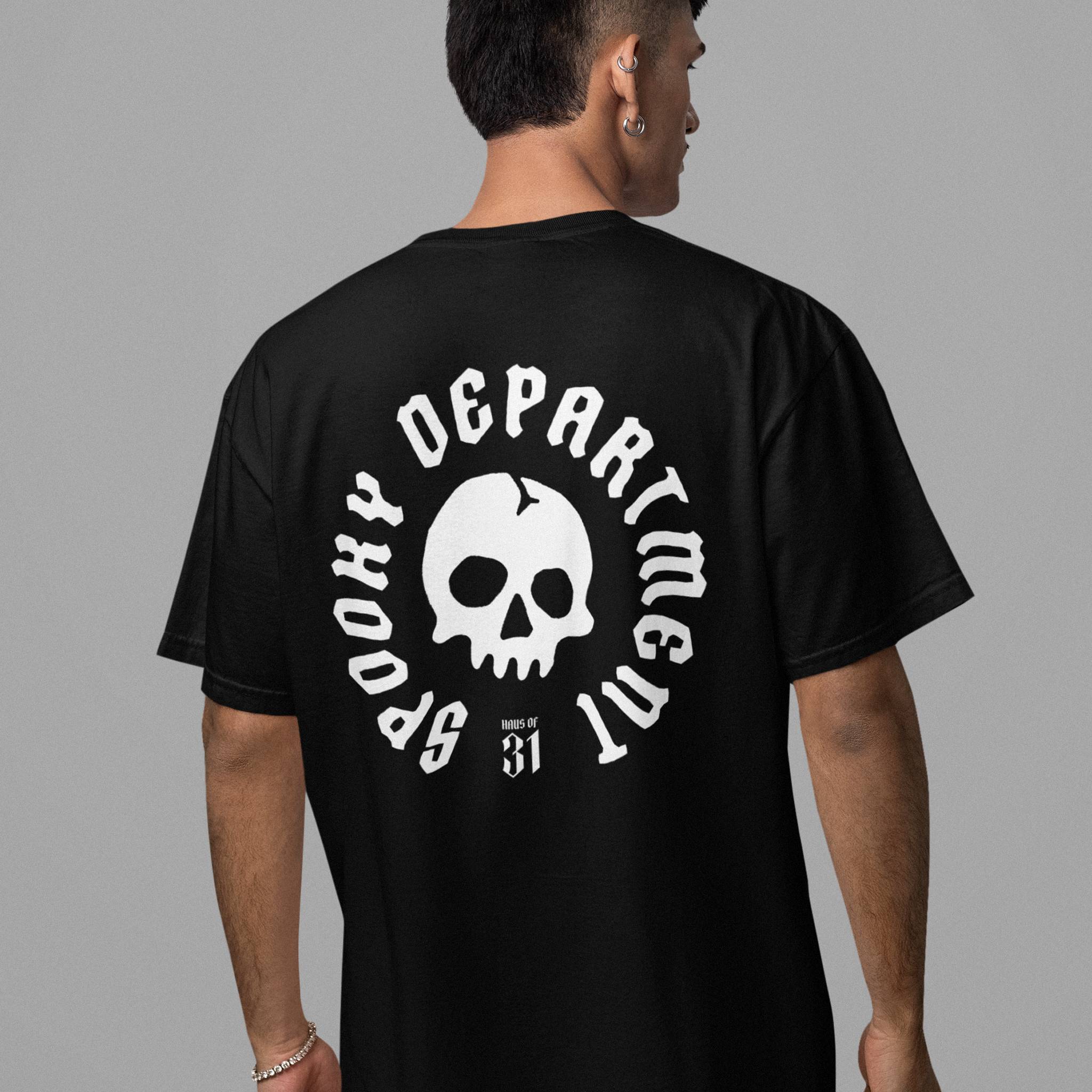 Spooky Department Skull Tee