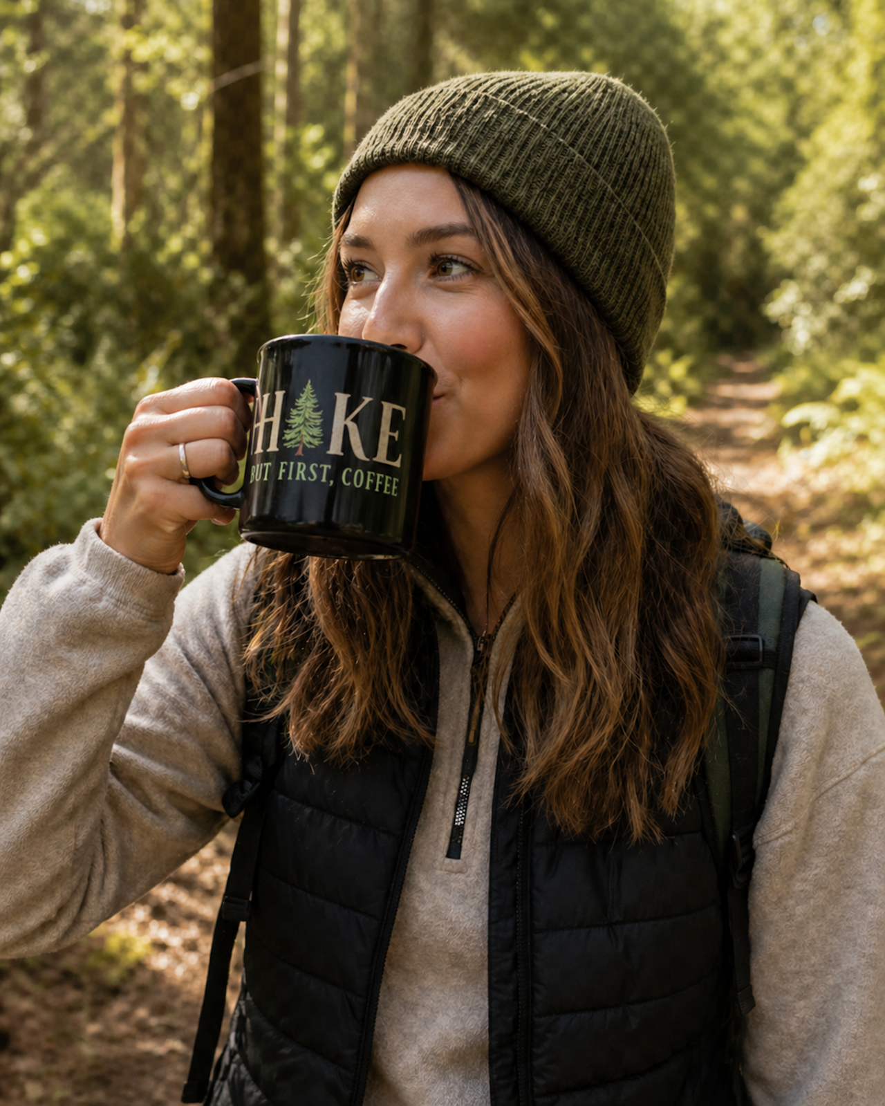 Hiking Coffee Mug, Perfect for Campers, Nature Lovers, Outdoor Enthusiasts, Gift for Hikers, Motivational Mug product thumbnail image