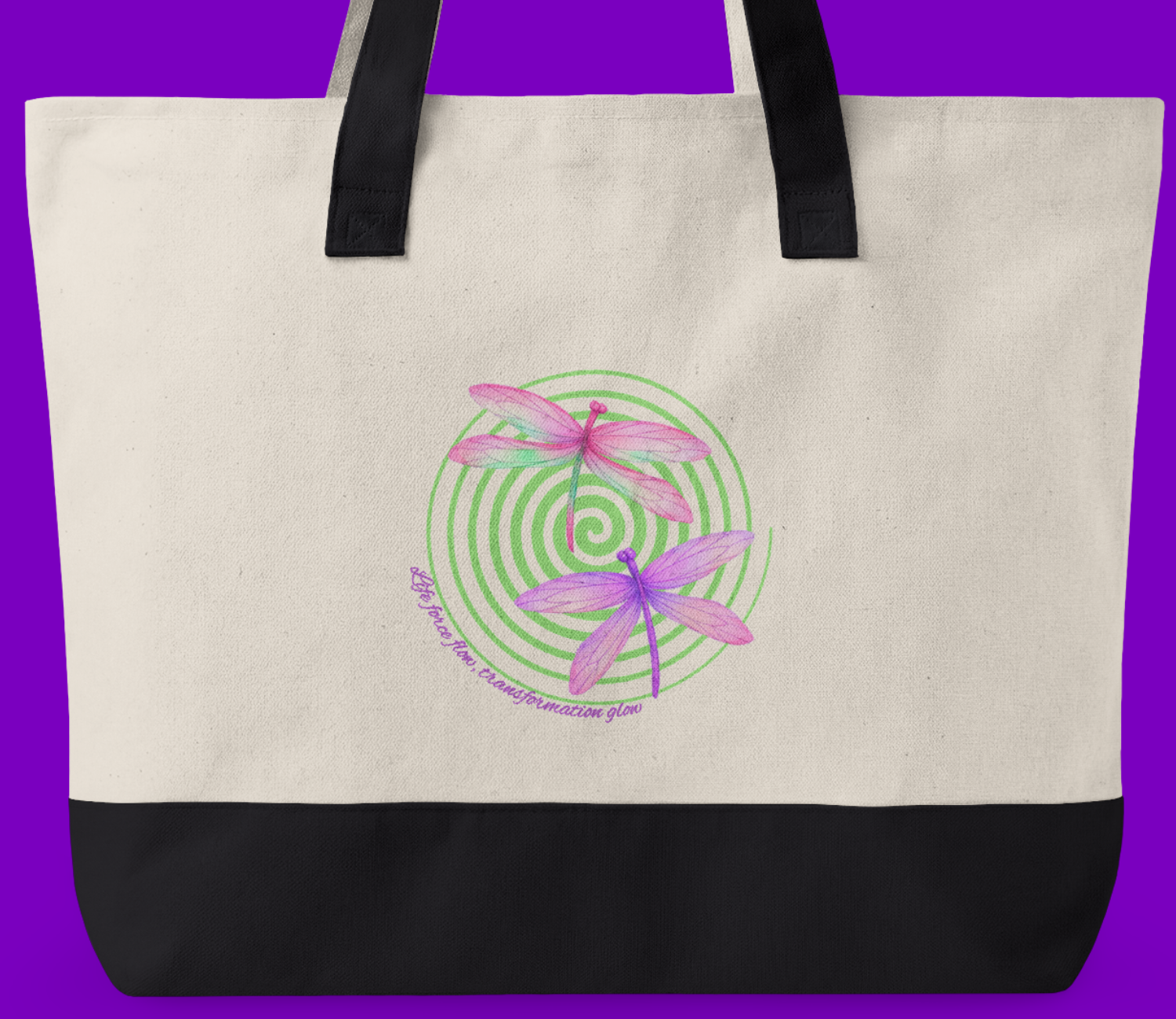 Transformation Glow: Mint &amp; Pink Dragonfly Spiral product thumbnail image