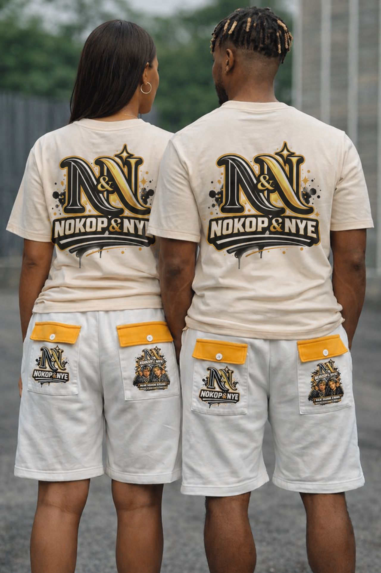 NOKOP &amp; NYE Graphic Tee — "New Young Emage" Streetwear T-Shirt product thumbnail image