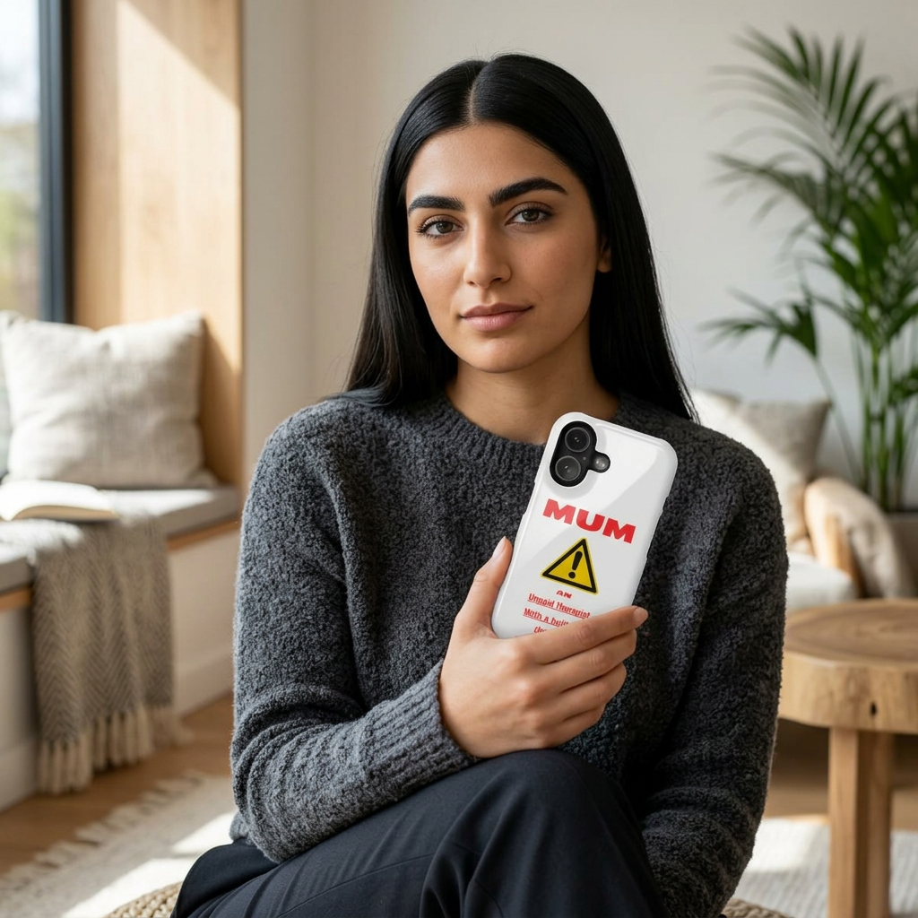 Phone Case — “MUM: An Unpaid Therapist” Impact-Resistant Magnetic Case