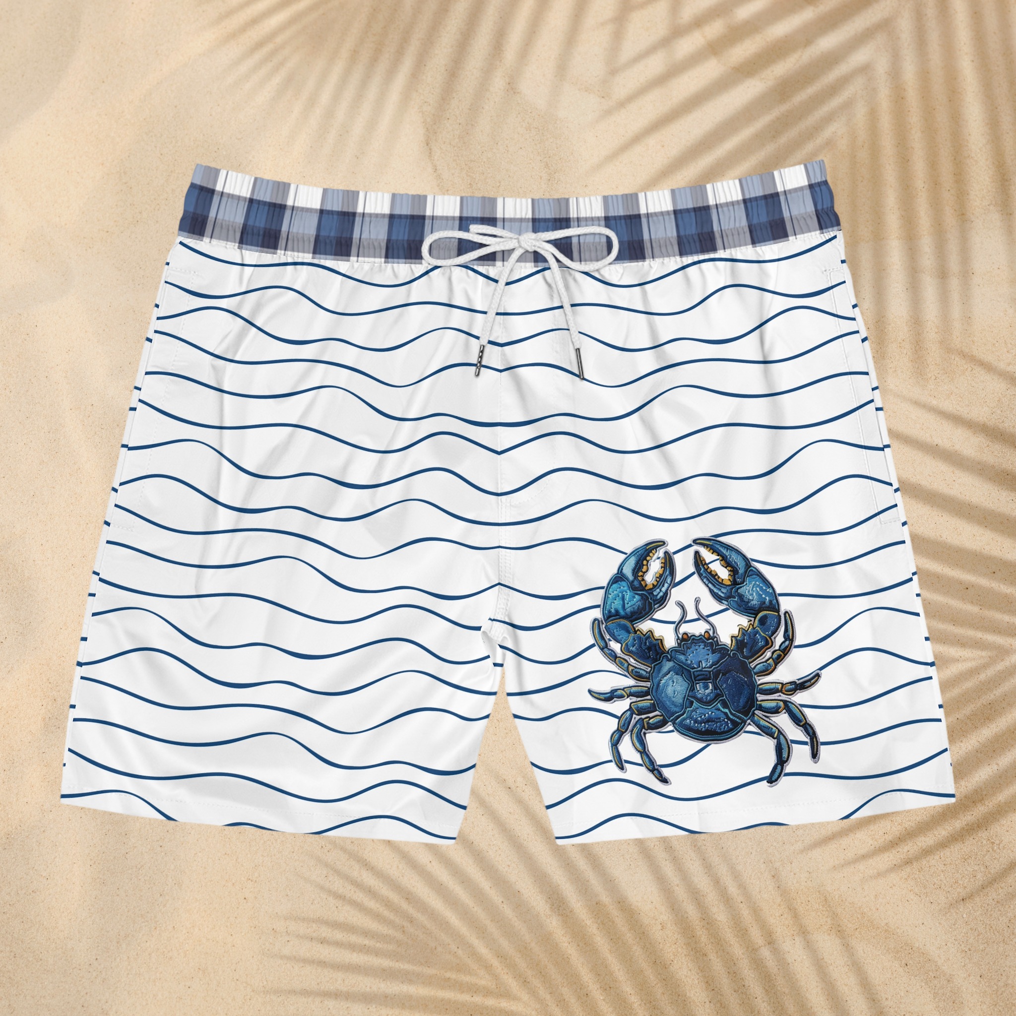 Custom Men's Mid-Length Swim Shorts product thumbnail image