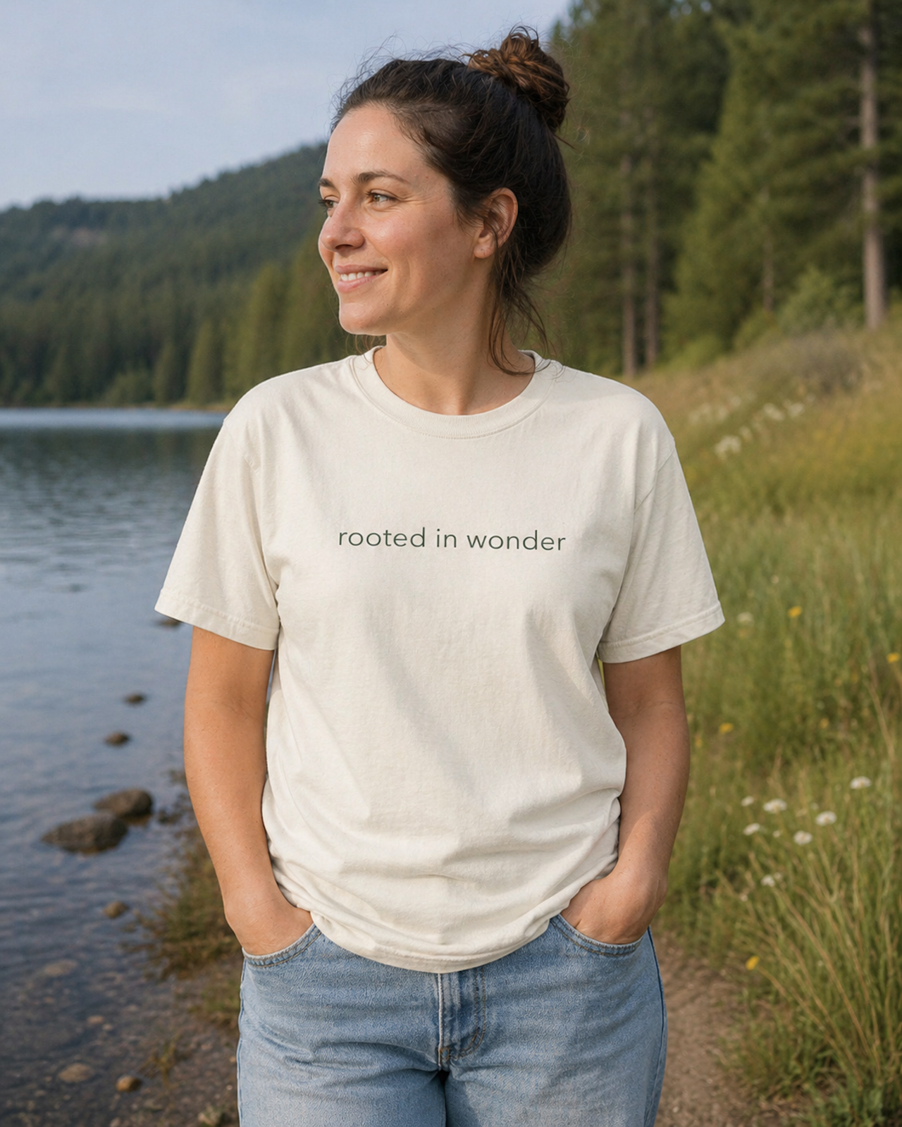 Rooted In Wonder Tee — Nature Lover Shirt product thumbnail image Rooted In Wonder Tee — Nature Lover Shirt product thumbnail image