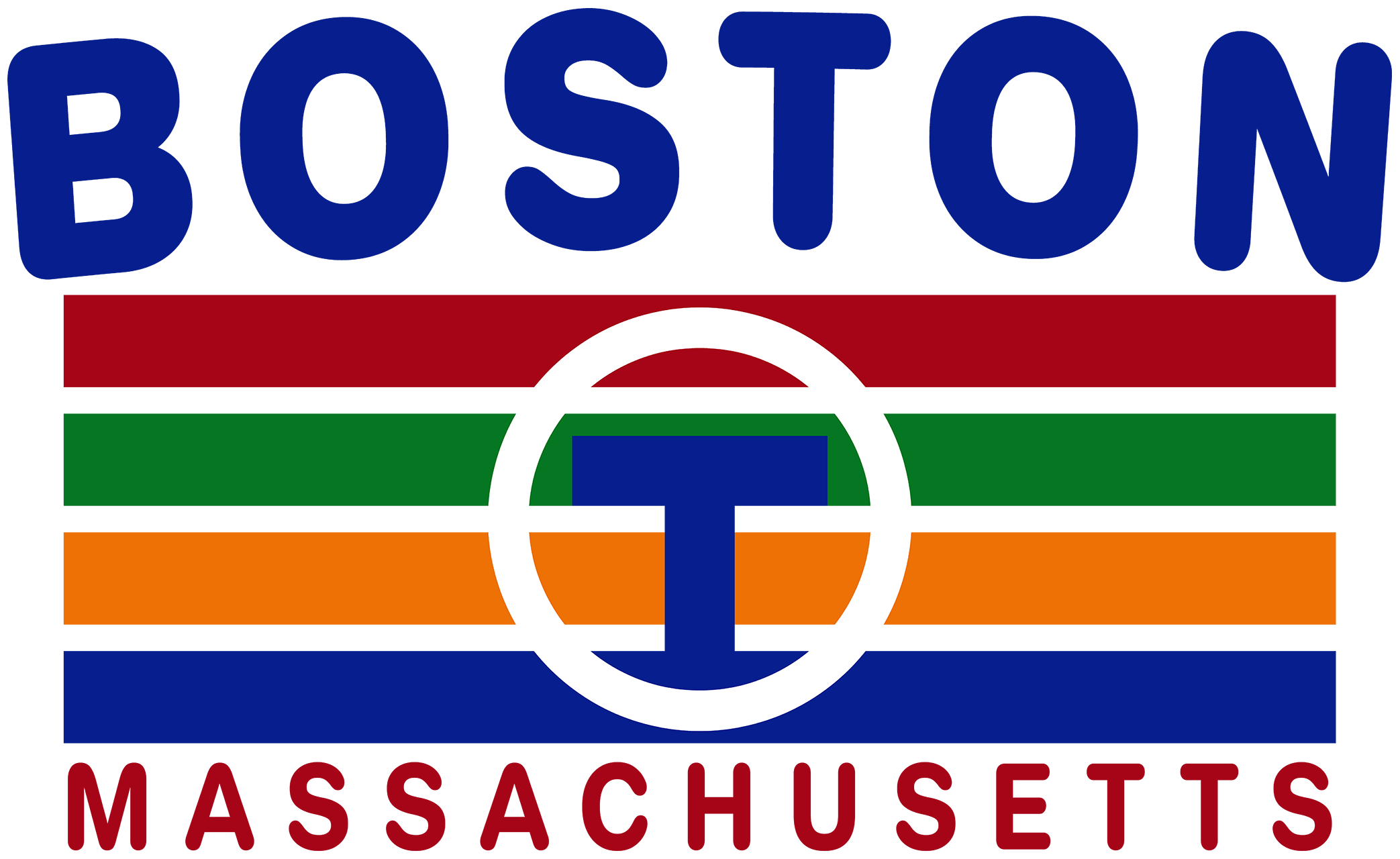 Boston "T" Subway Lines Hoodie product thumbnail image