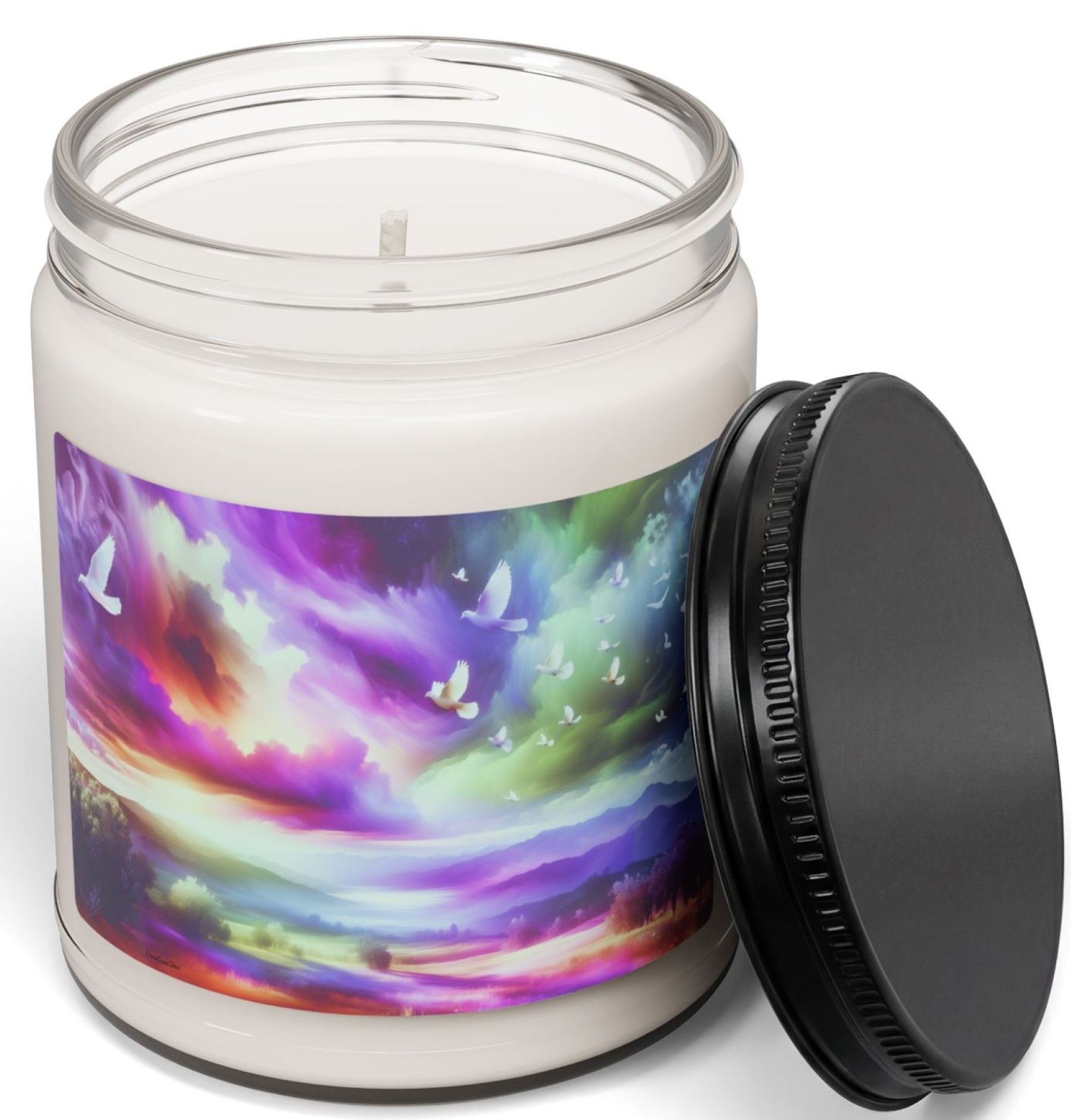 Soy Candle — Dawn of the New Frequency Scented 9oz Jar product thumbnail image